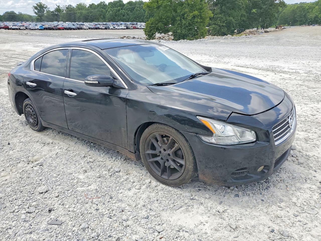 2011 Nissan Maxima 3.5 S Black vin: 1N4AA5APXBC838554
