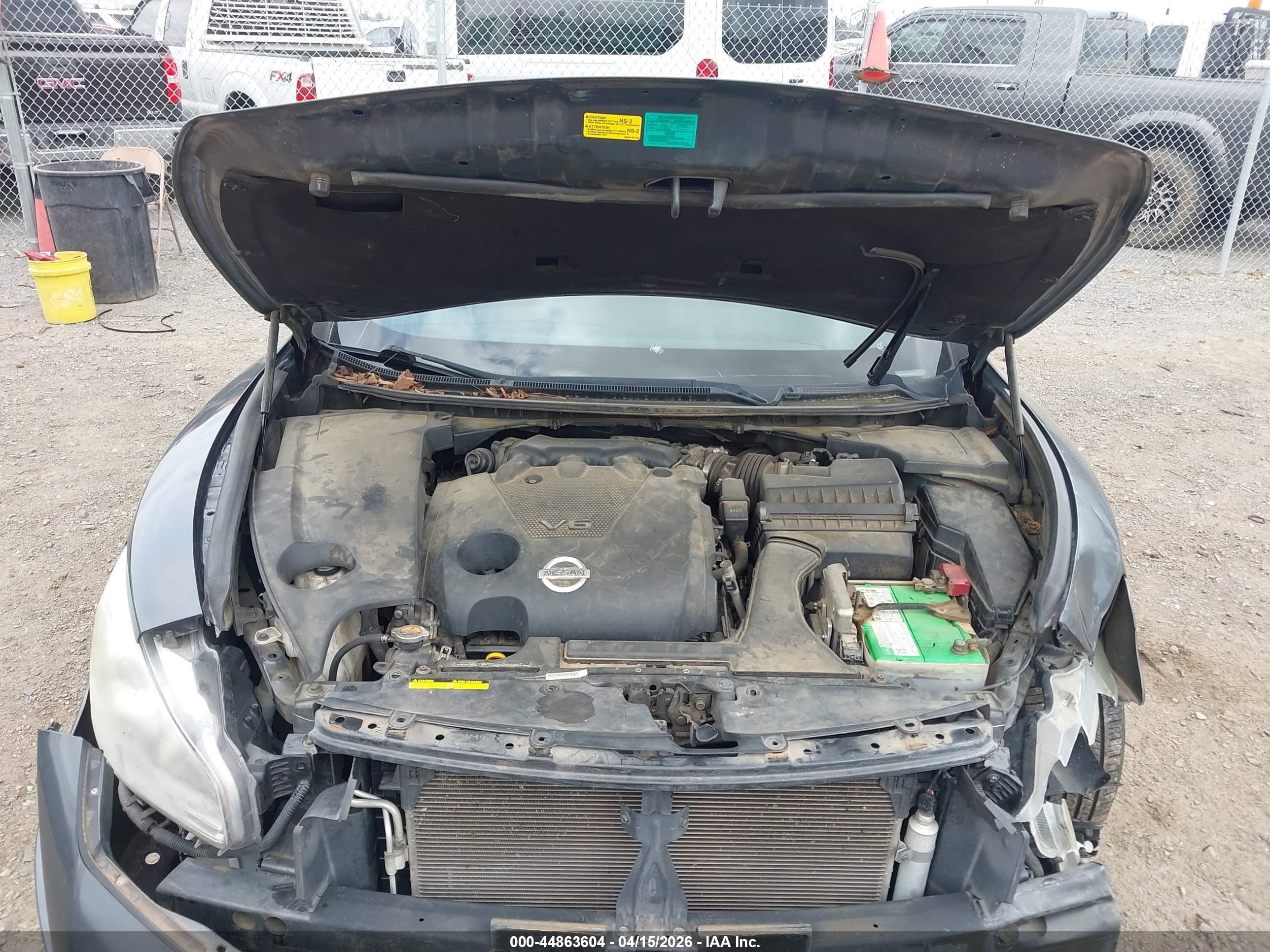 2011 Nissan Maxima 3.5 S Серый vin: 1N4AA5APXBC839204