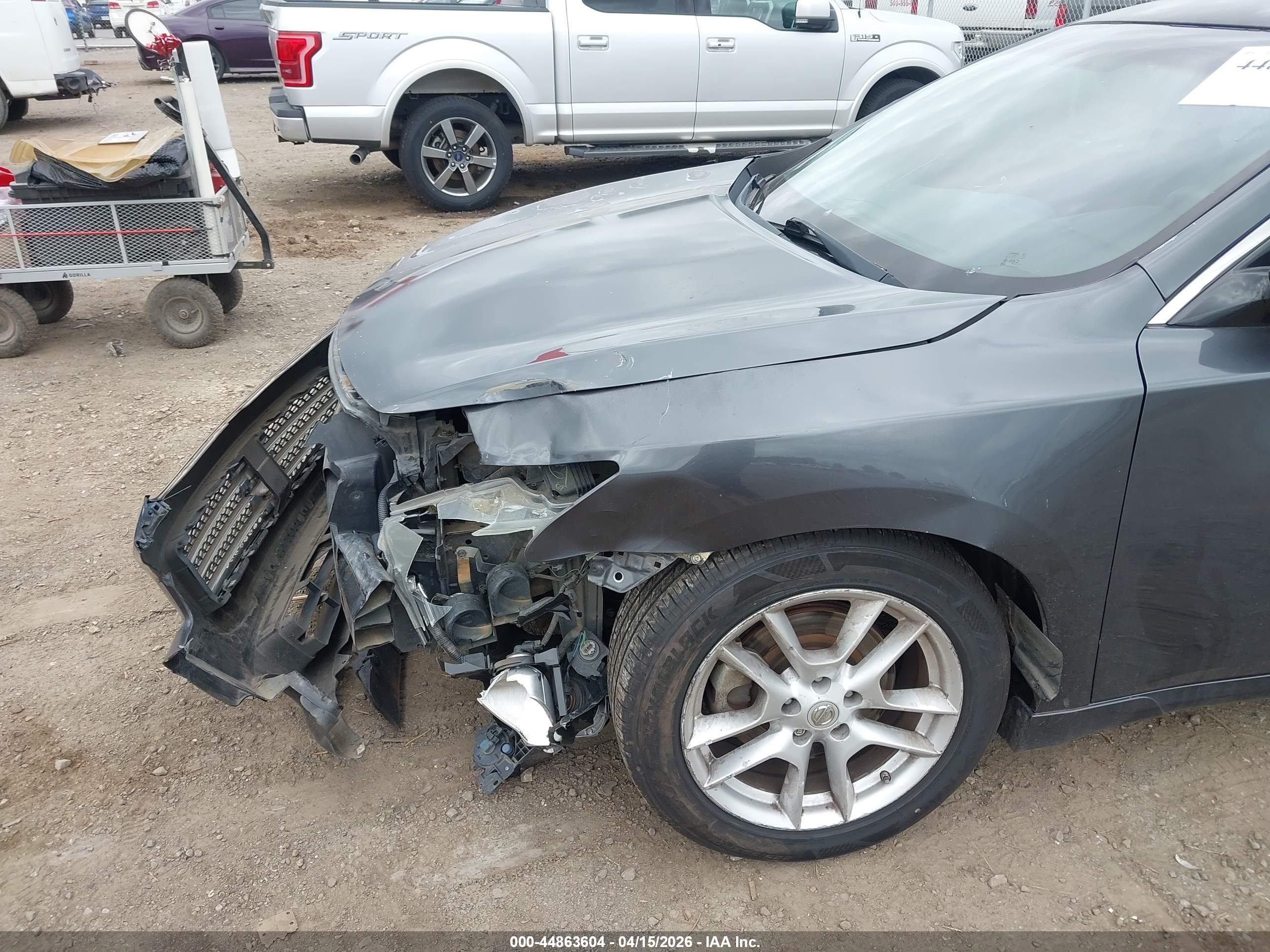 2011 Nissan Maxima 3.5 S Серый vin: 1N4AA5APXBC839204