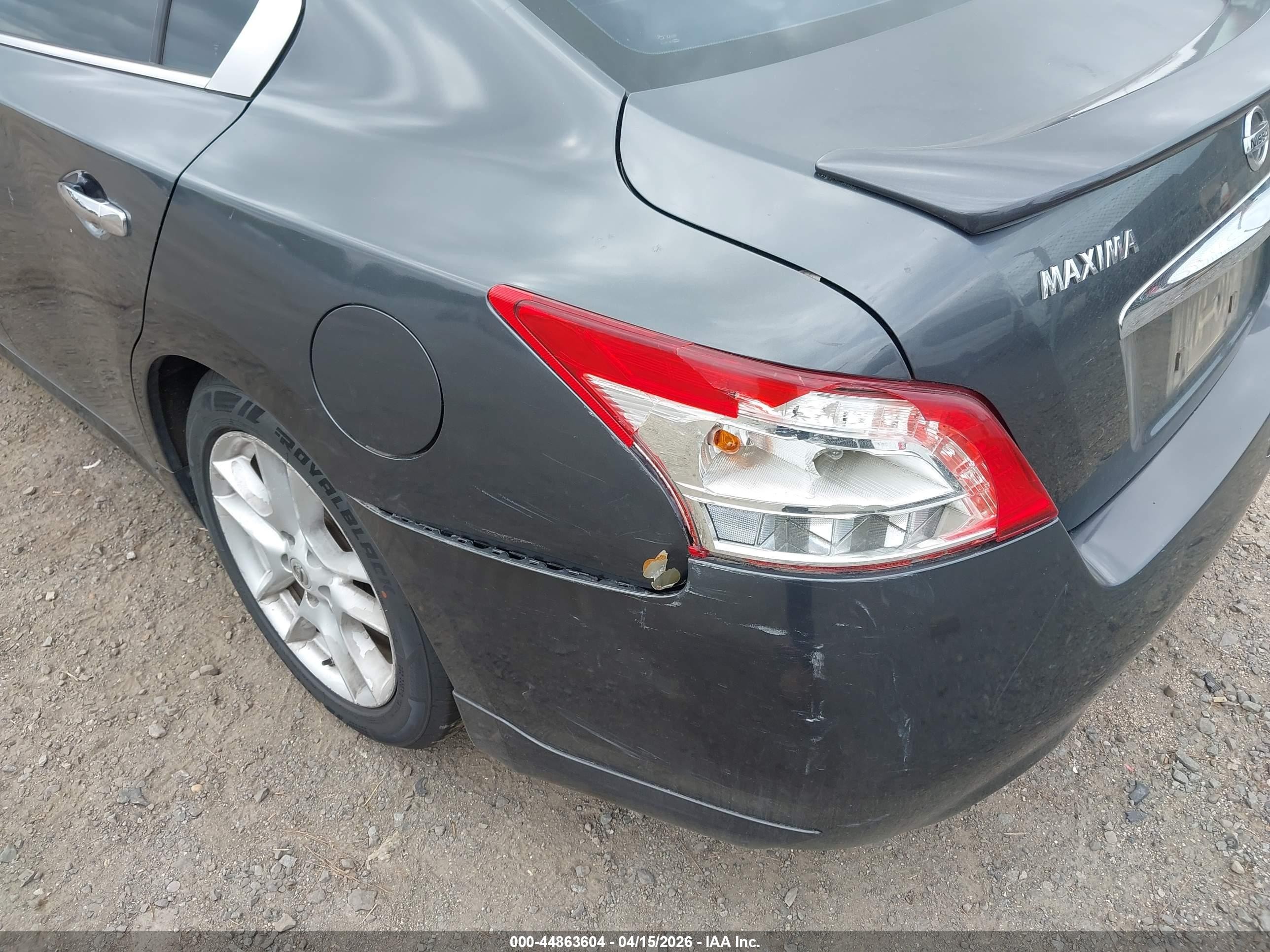 2011 Nissan Maxima 3.5 S Серый vin: 1N4AA5APXBC839204