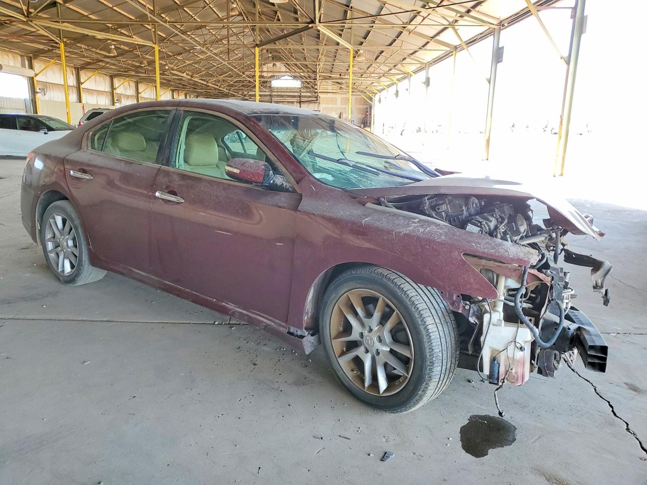 2011 Nissan Maxima 3.5 S Red vin: 1N4AA5APXBC840062
