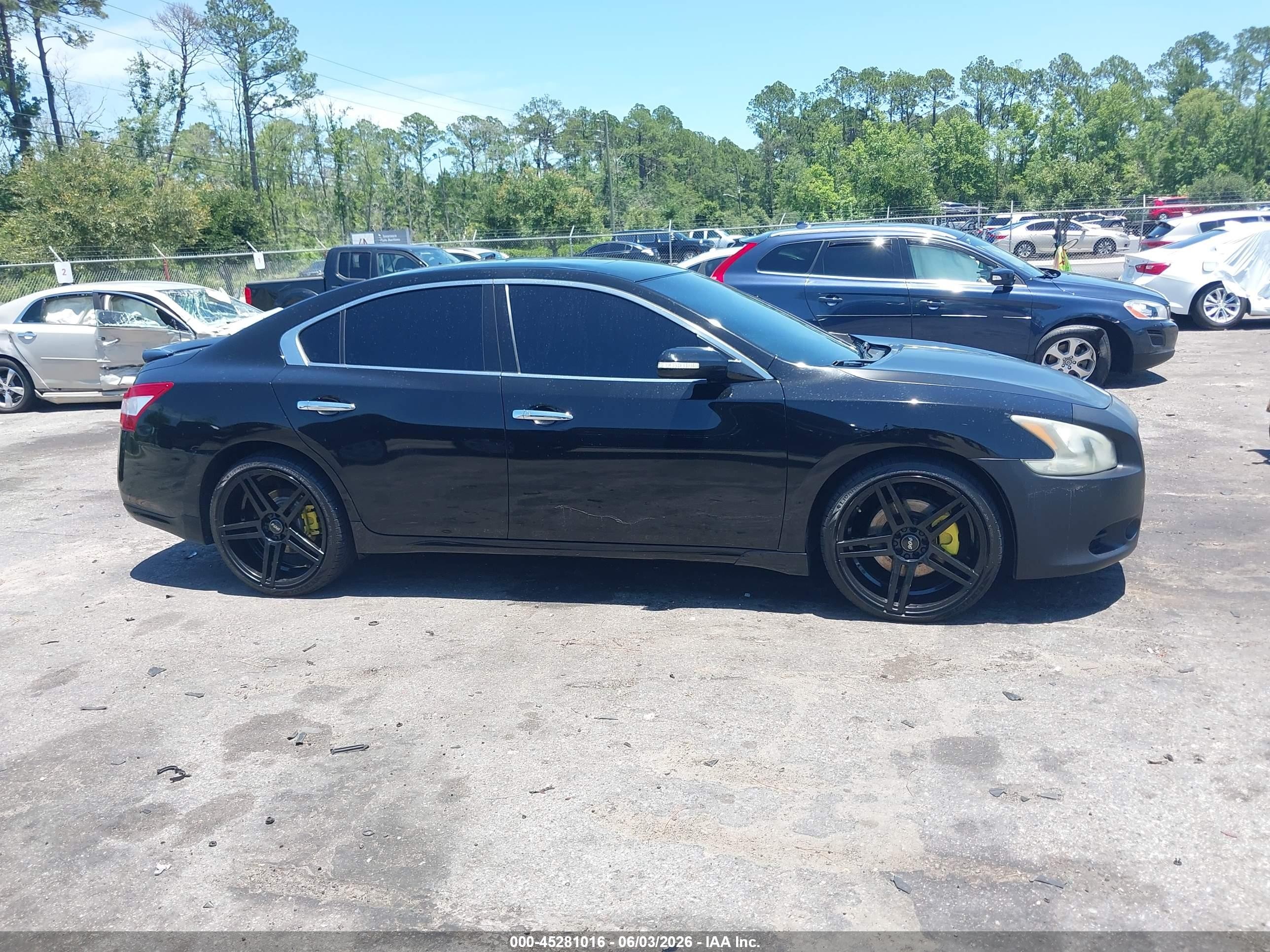 2011 Nissan Maxima 3.5 Sv Black vin: 1N4AA5APXBC857055