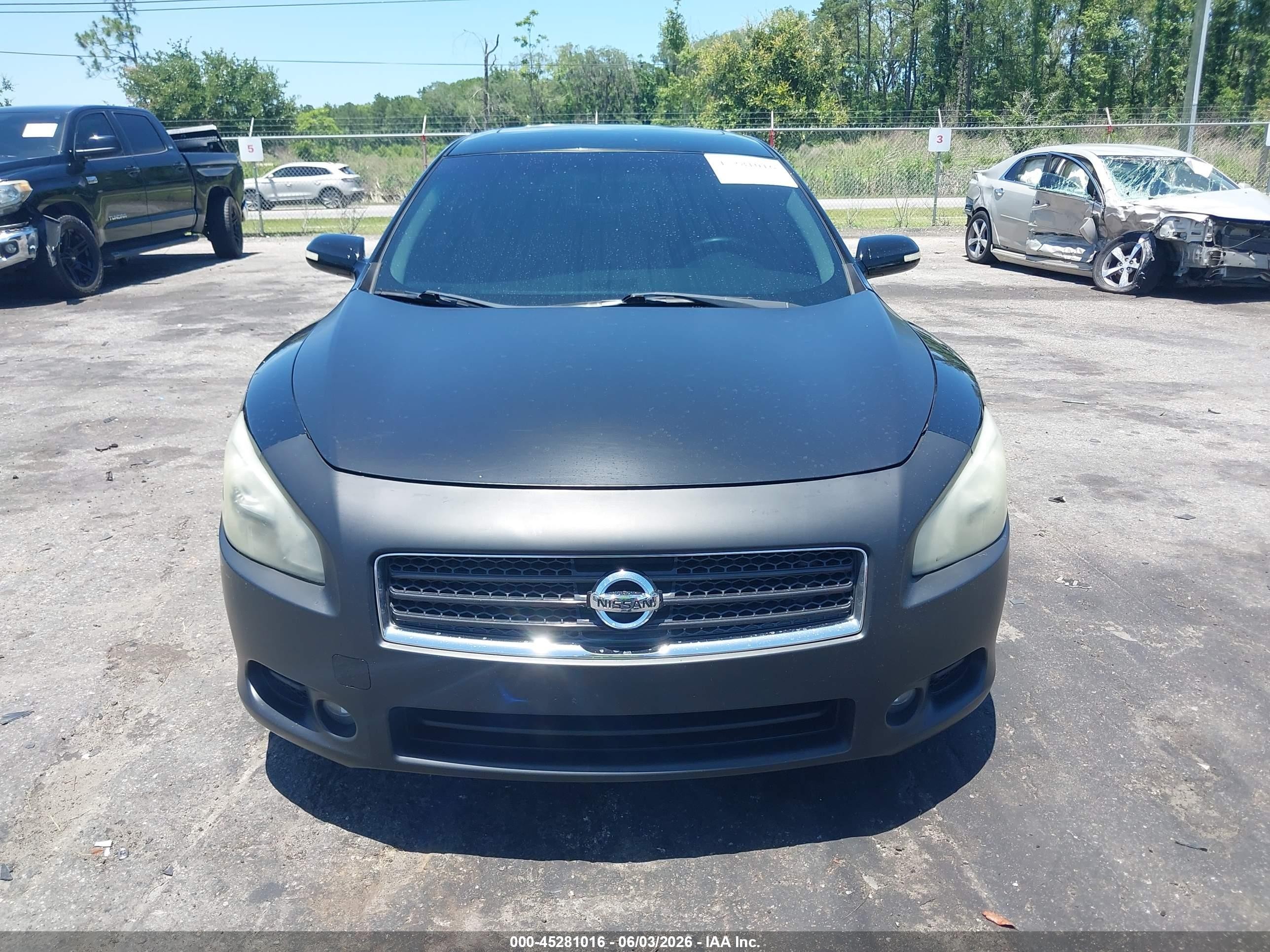 2011 Nissan Maxima 3.5 Sv Black vin: 1N4AA5APXBC857055