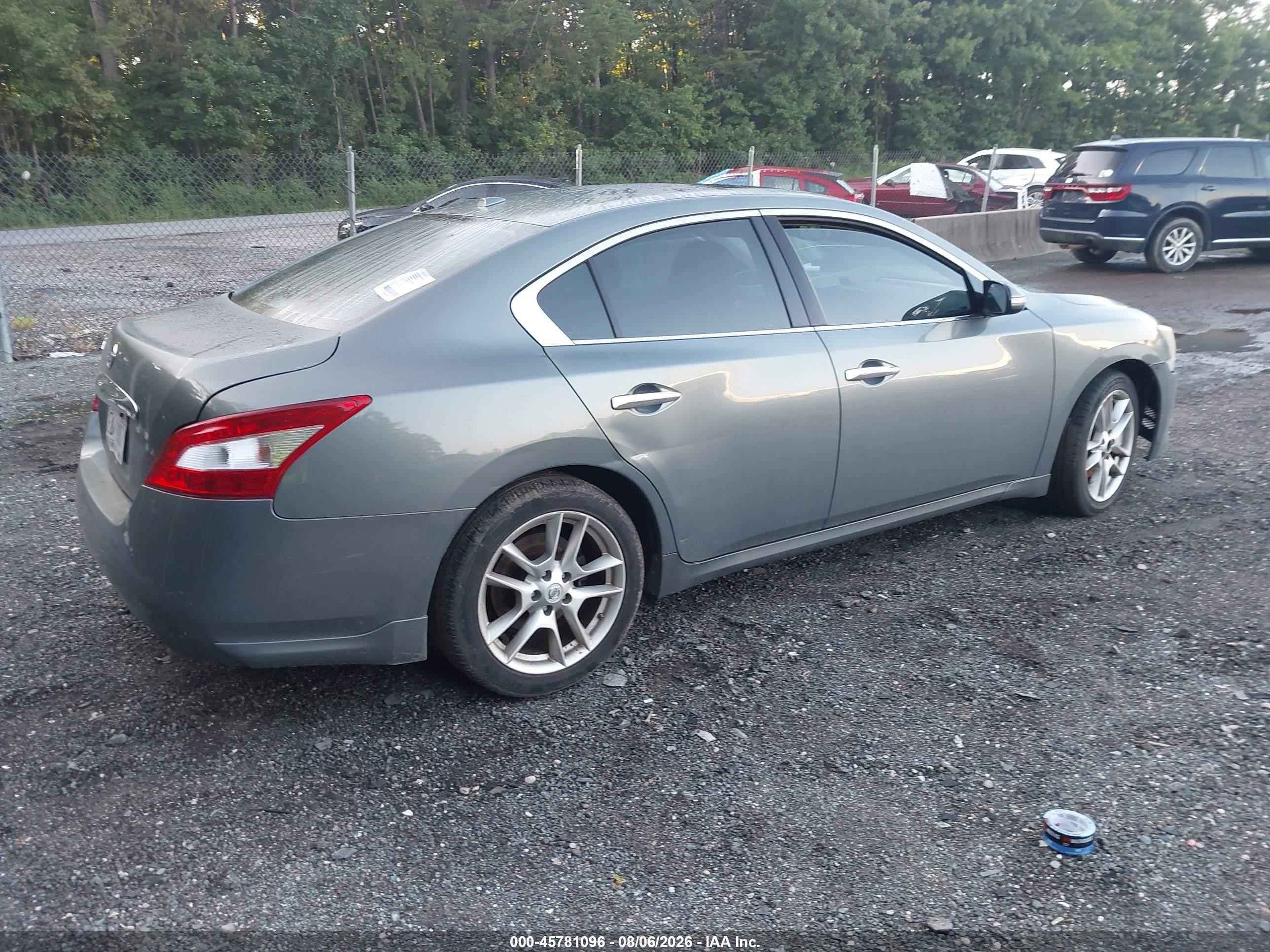 2011 Nissan Maxima 3.5 Sv Серый vin: 1N4AA5APXBC860408