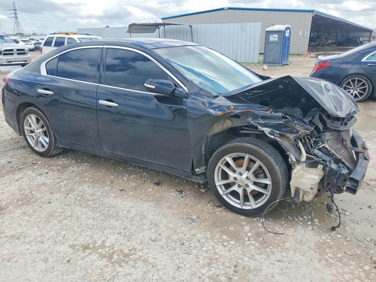 2011 Nissan Maxima 3.5 S Black vin: 1N4AA5APXBC864023