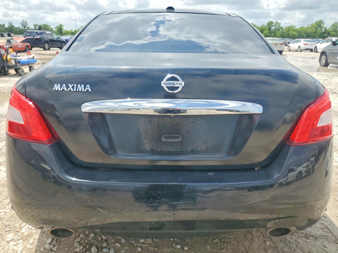 2011 Nissan Maxima 3.5 S Black vin: 1N4AA5APXBC864023