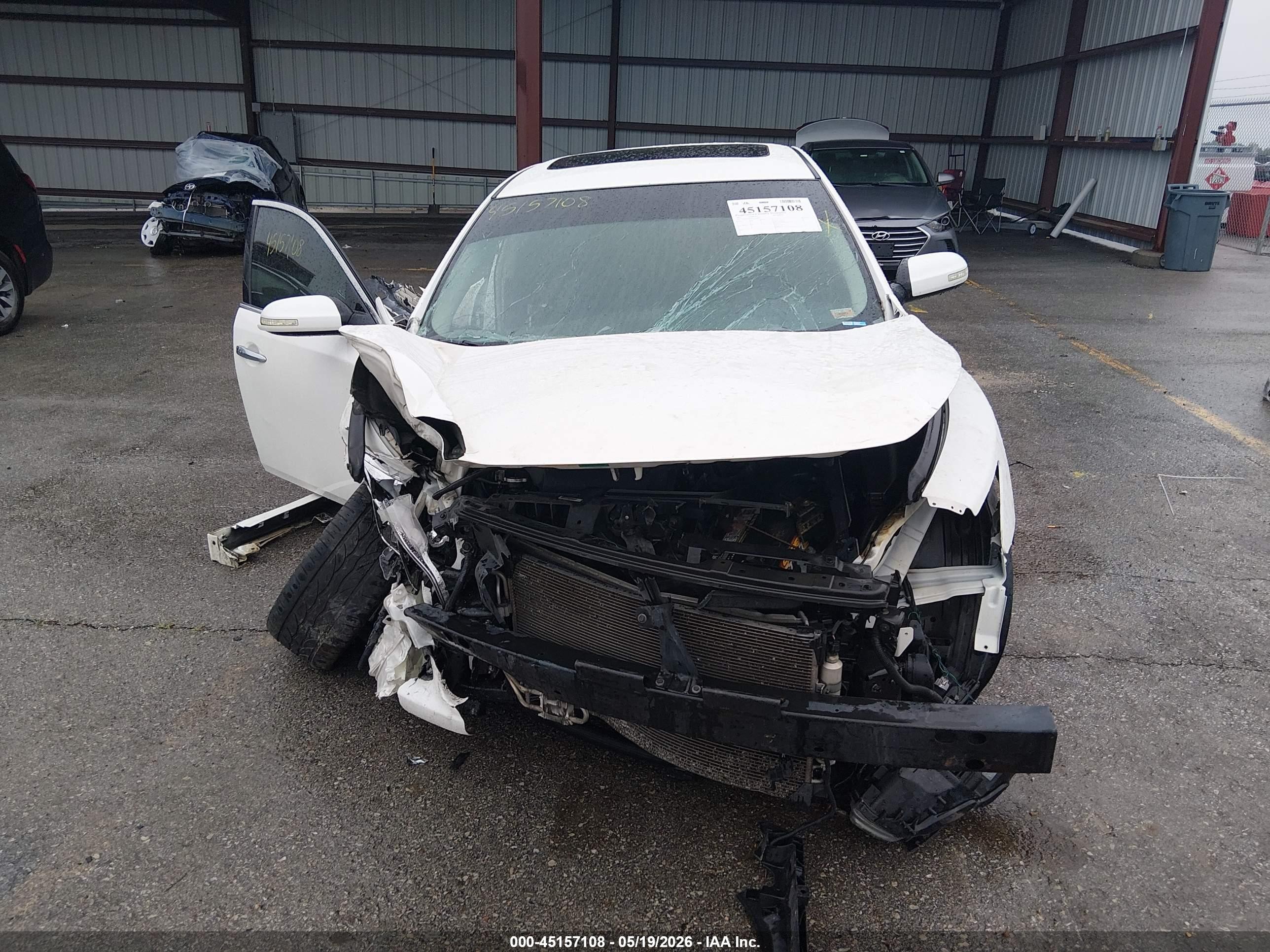 2012 Nissan Maxima 3.5 Sv White vin: 1N4AA5APXCC800050