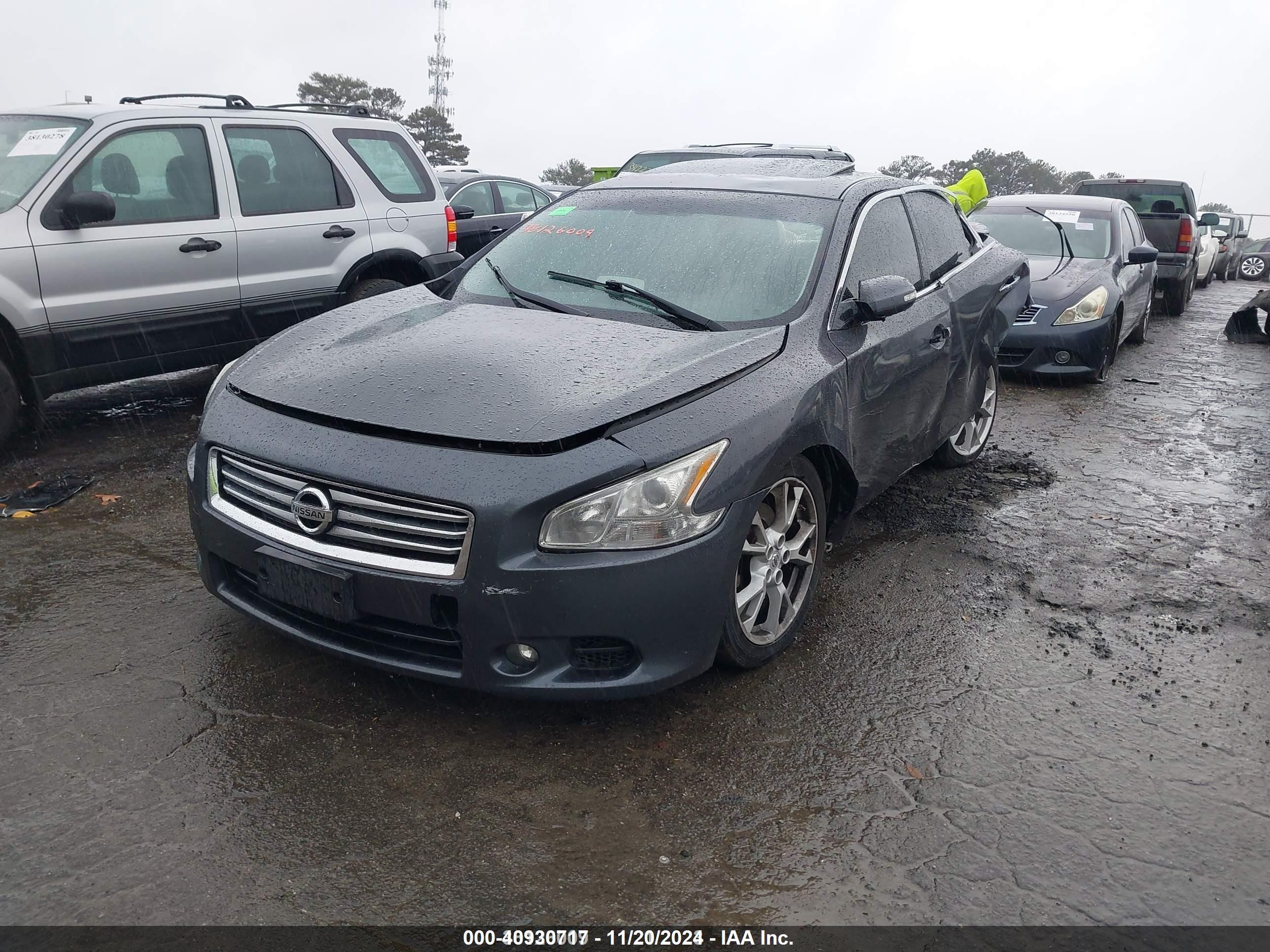 2012 Nissan Maxima 3.5 Sv Gray vin: 1N4AA5APXCC804809