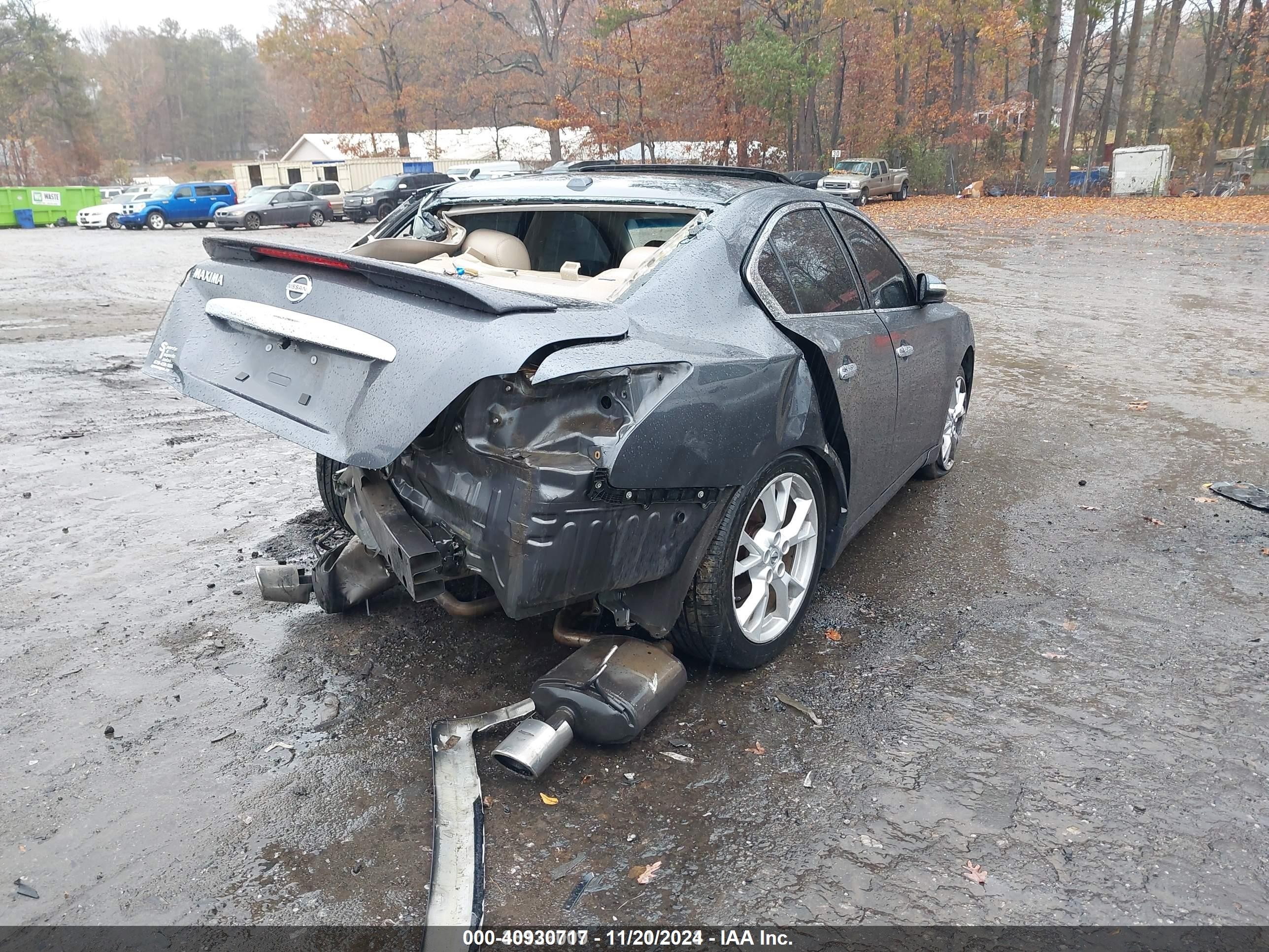 2012 Nissan Maxima 3.5 Sv Gray vin: 1N4AA5APXCC804809