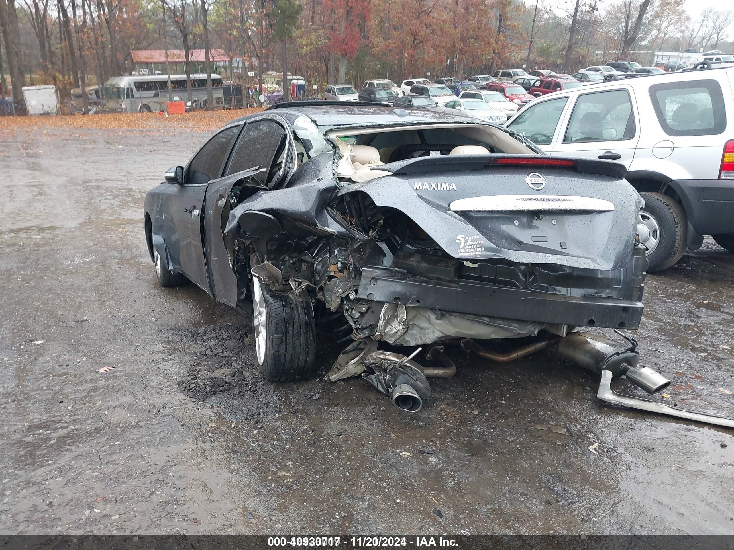 2012 Nissan Maxima 3.5 Sv Gray vin: 1N4AA5APXCC804809