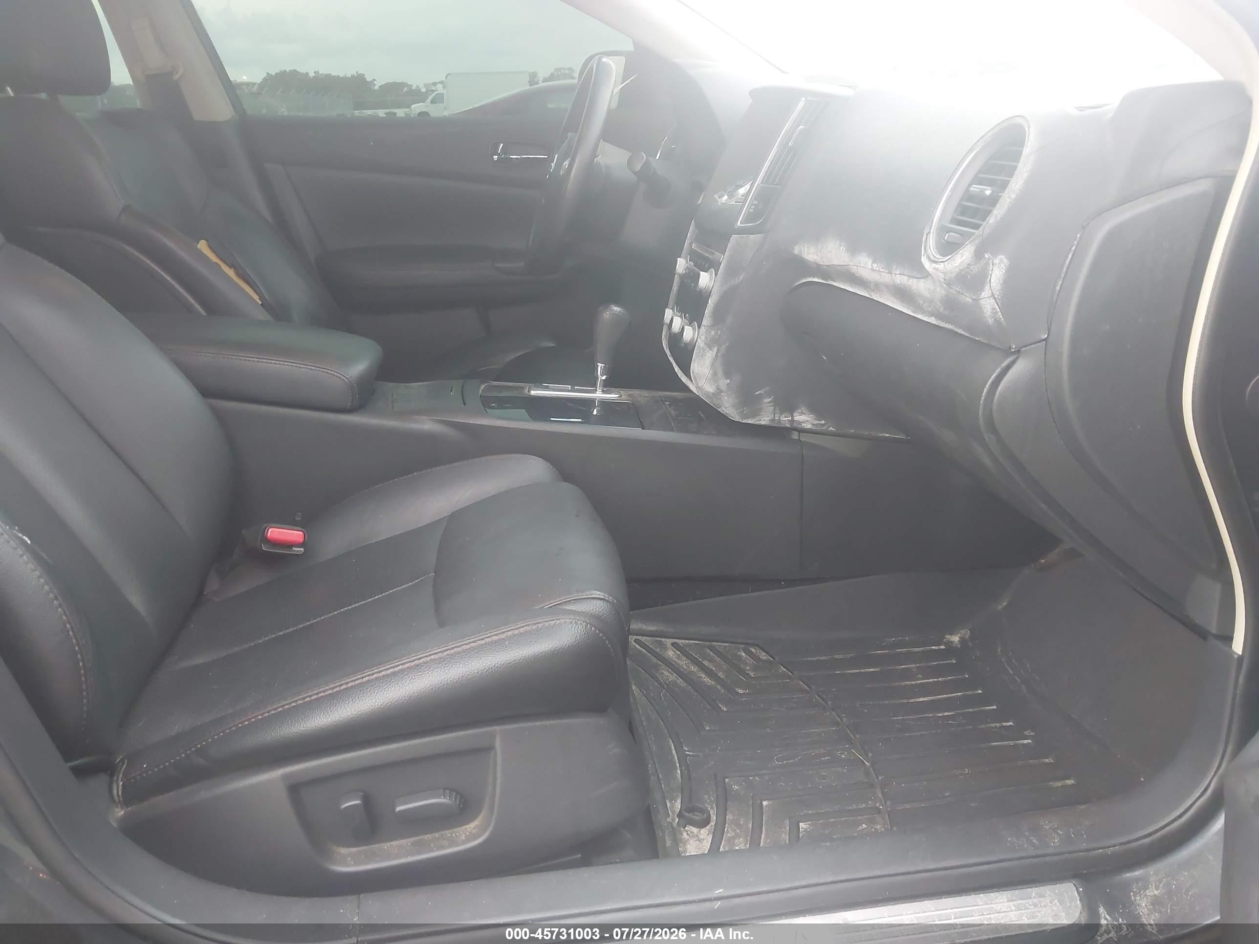 2012 Nissan Maxima 3.5 Sv Gray vin: 1N4AA5APXCC806270
