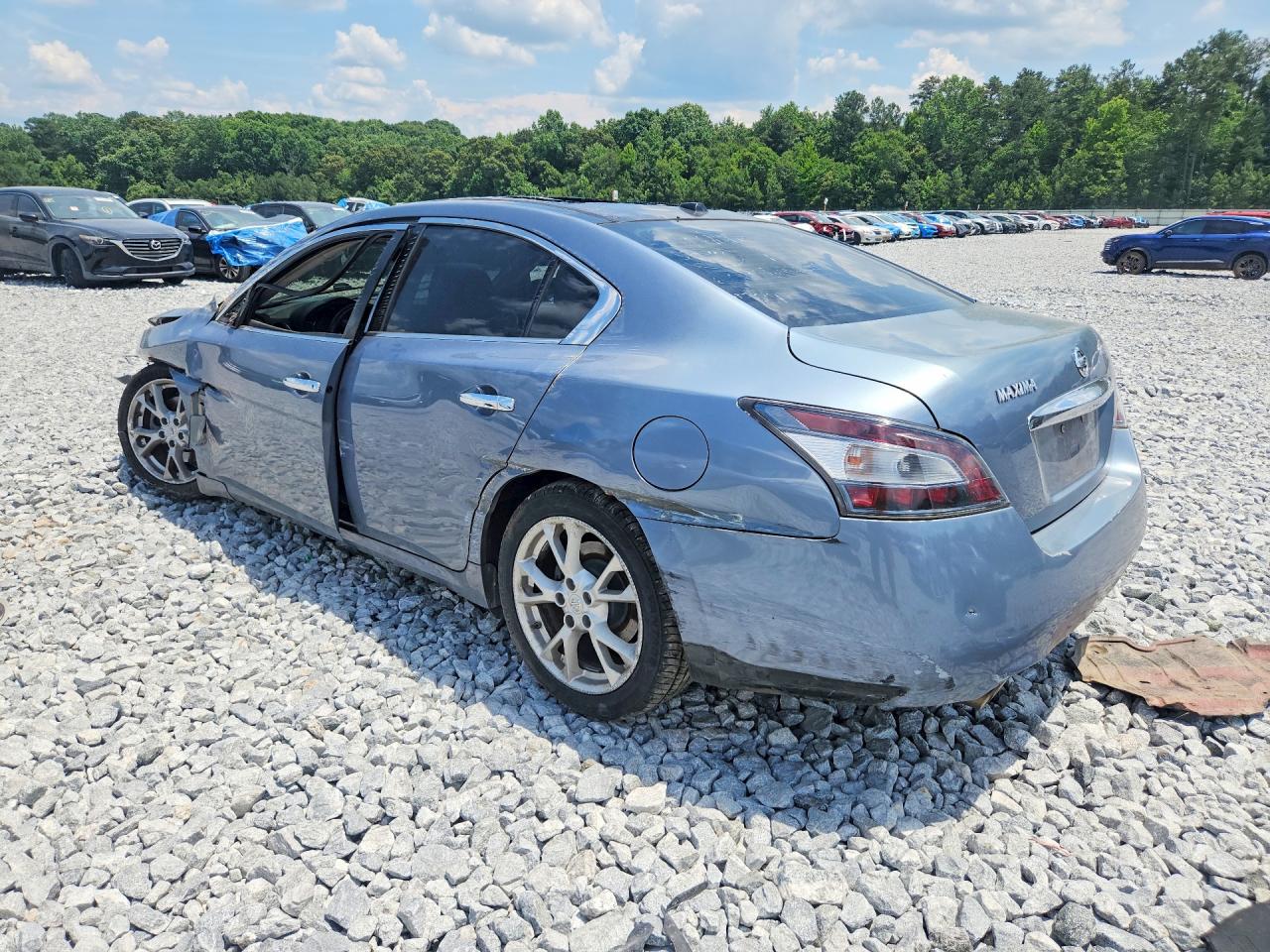 2012 Nissan Maxima 3.5 S Синий vin: 1N4AA5APXCC809847