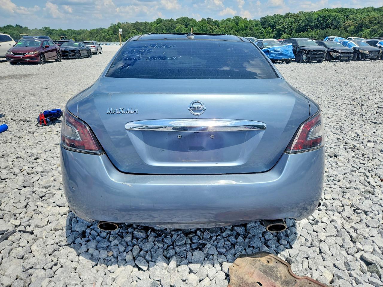 2012 Nissan Maxima 3.5 S Синий vin: 1N4AA5APXCC809847