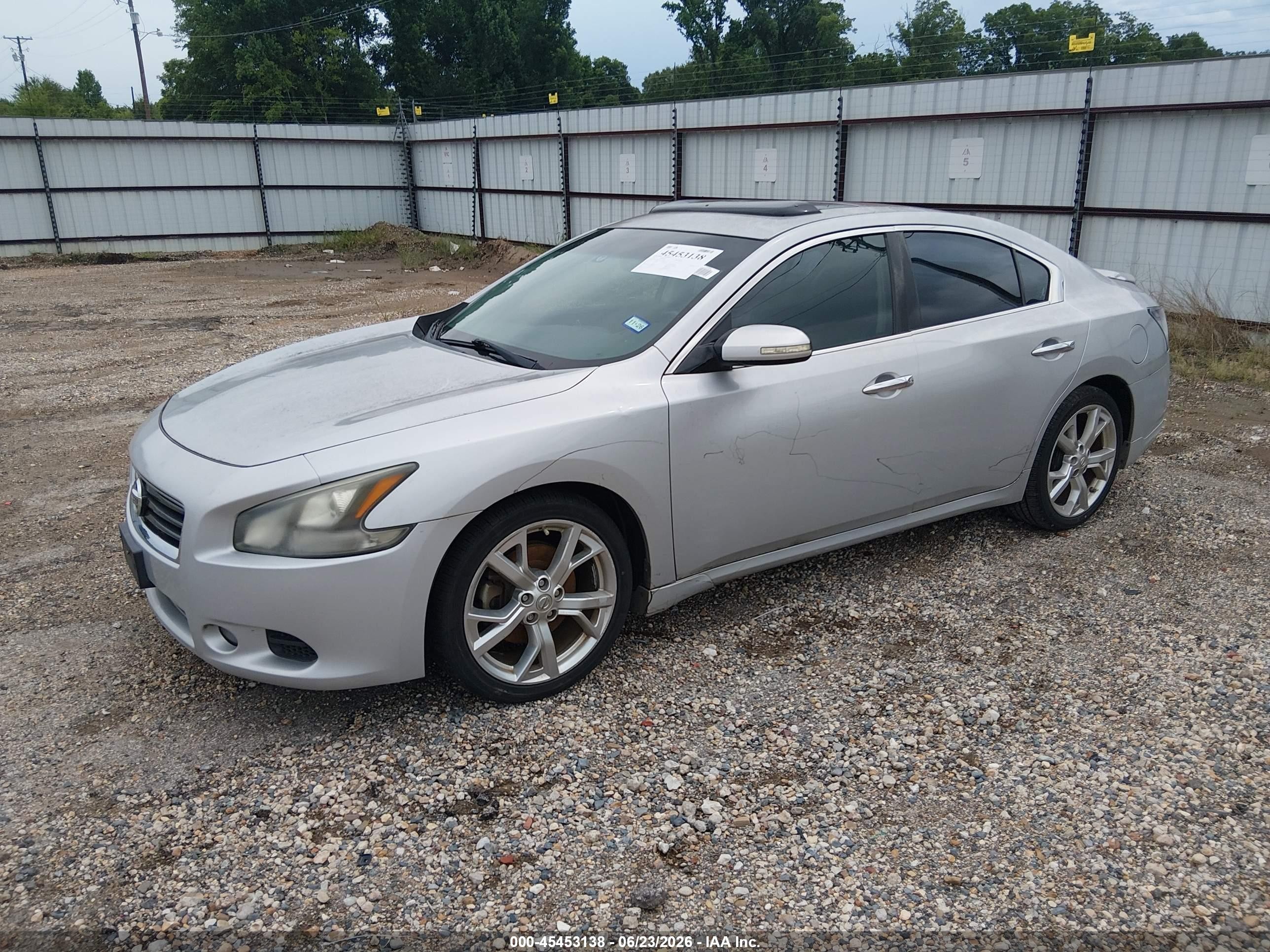 2012 Nissan Maxima 3.5 Sv Gray vin: 1N4AA5APXCC814787