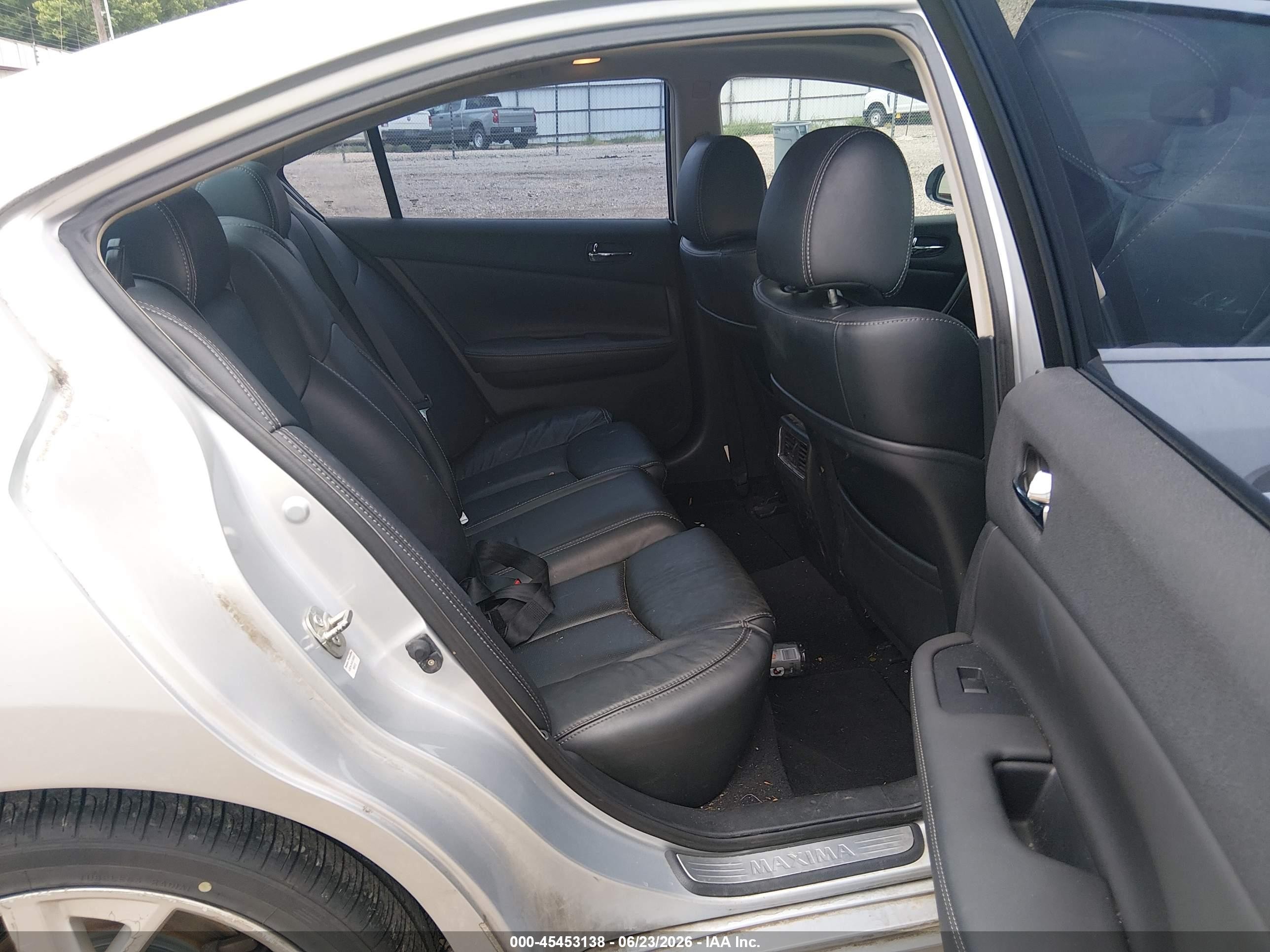 2012 Nissan Maxima 3.5 Sv Gray vin: 1N4AA5APXCC814787
