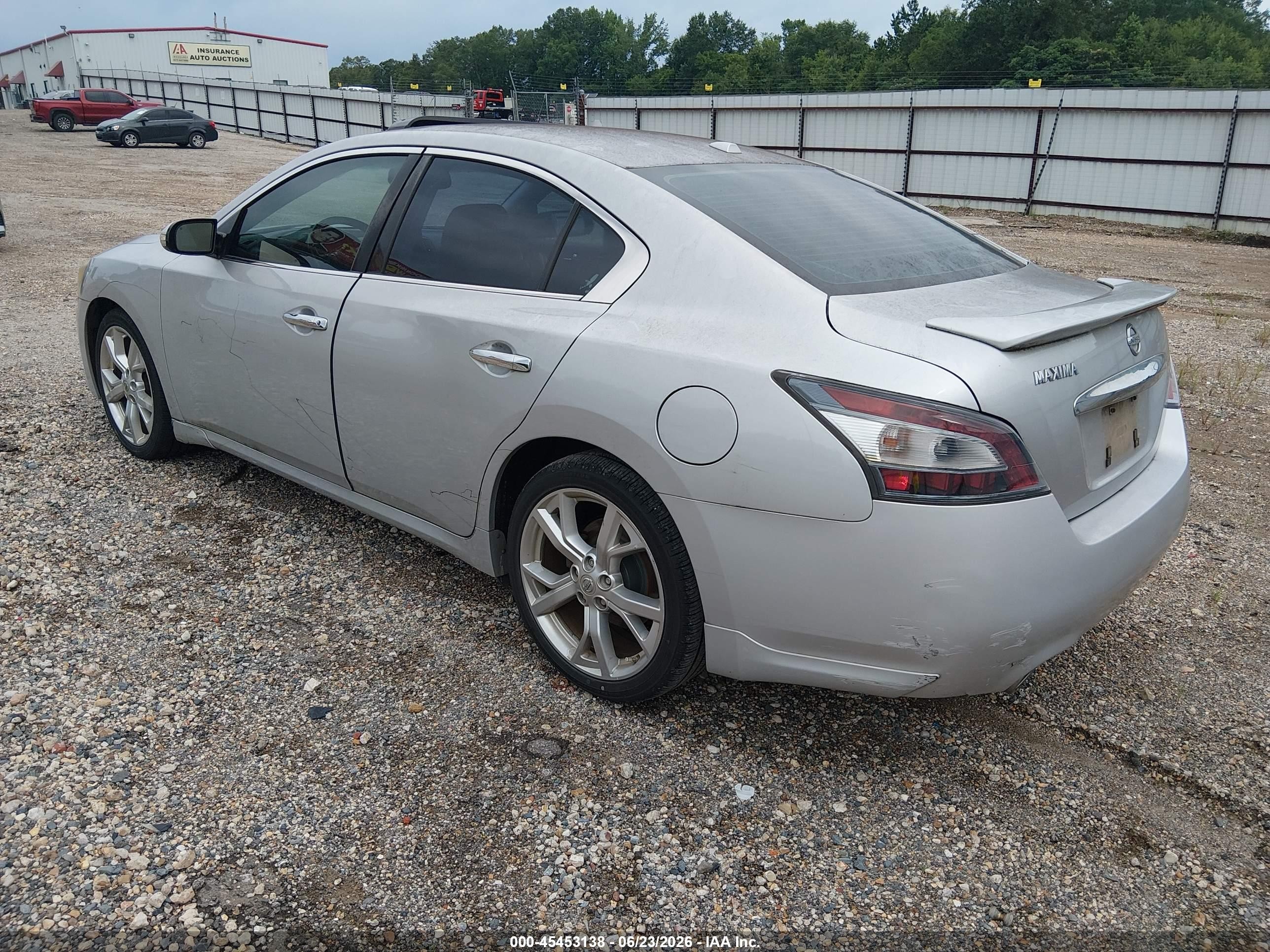 2012 Nissan Maxima 3.5 Sv Gray vin: 1N4AA5APXCC814787