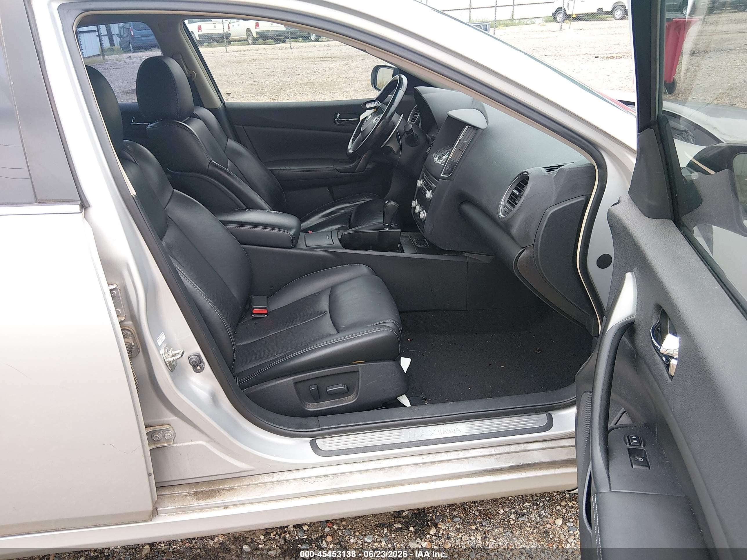 2012 Nissan Maxima 3.5 Sv Gray vin: 1N4AA5APXCC814787