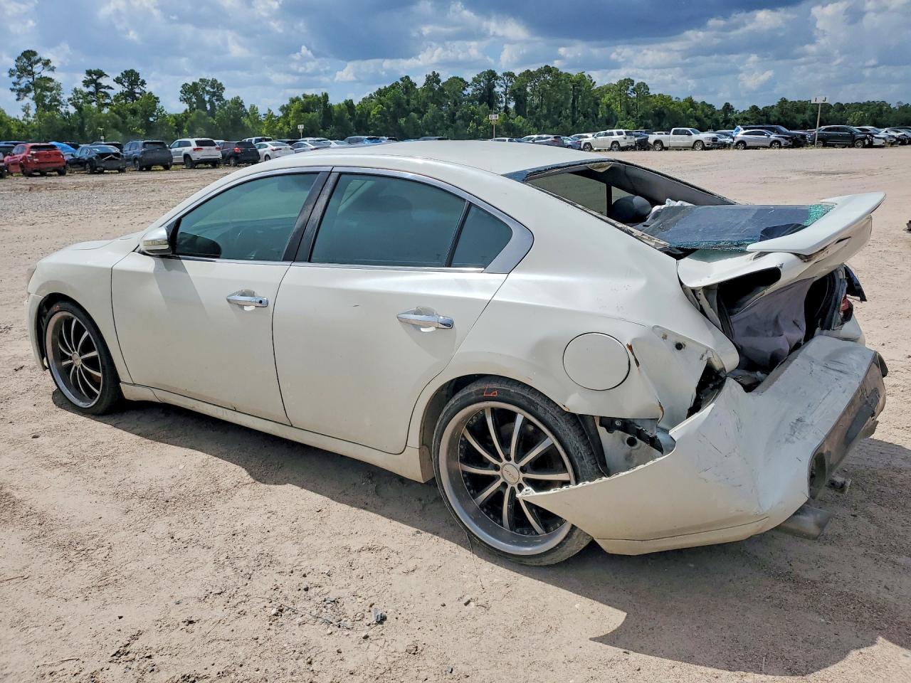 2012 Nissan Maxima 3.5 S White vin: 1N4AA5APXCC815888