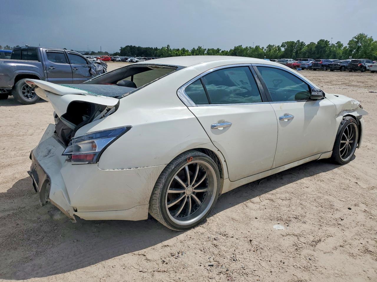 2012 Nissan Maxima 3.5 S White vin: 1N4AA5APXCC815888