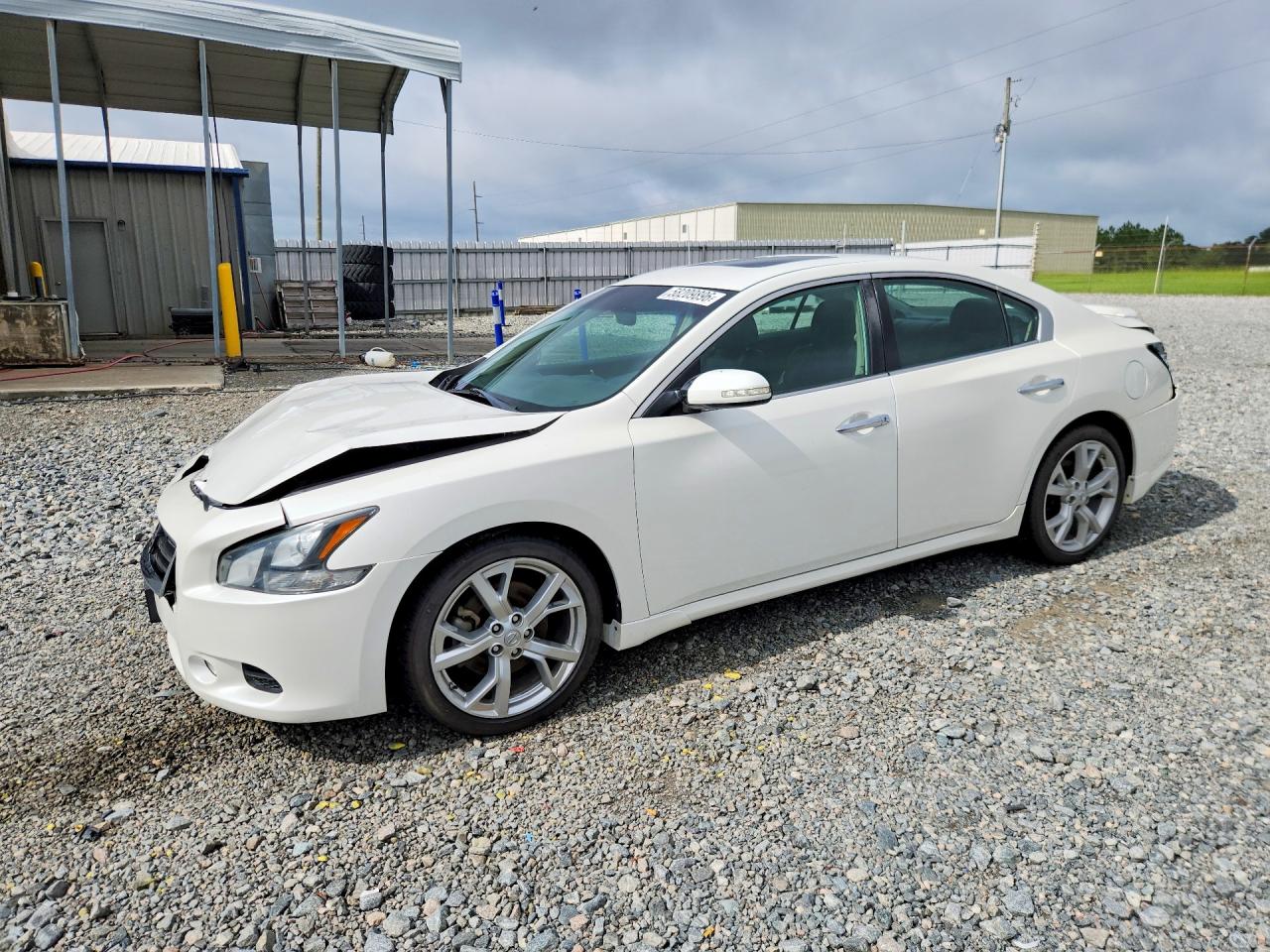 2012 Nissan Maxima 3.5 S White vin: 1N4AA5APXCC818757