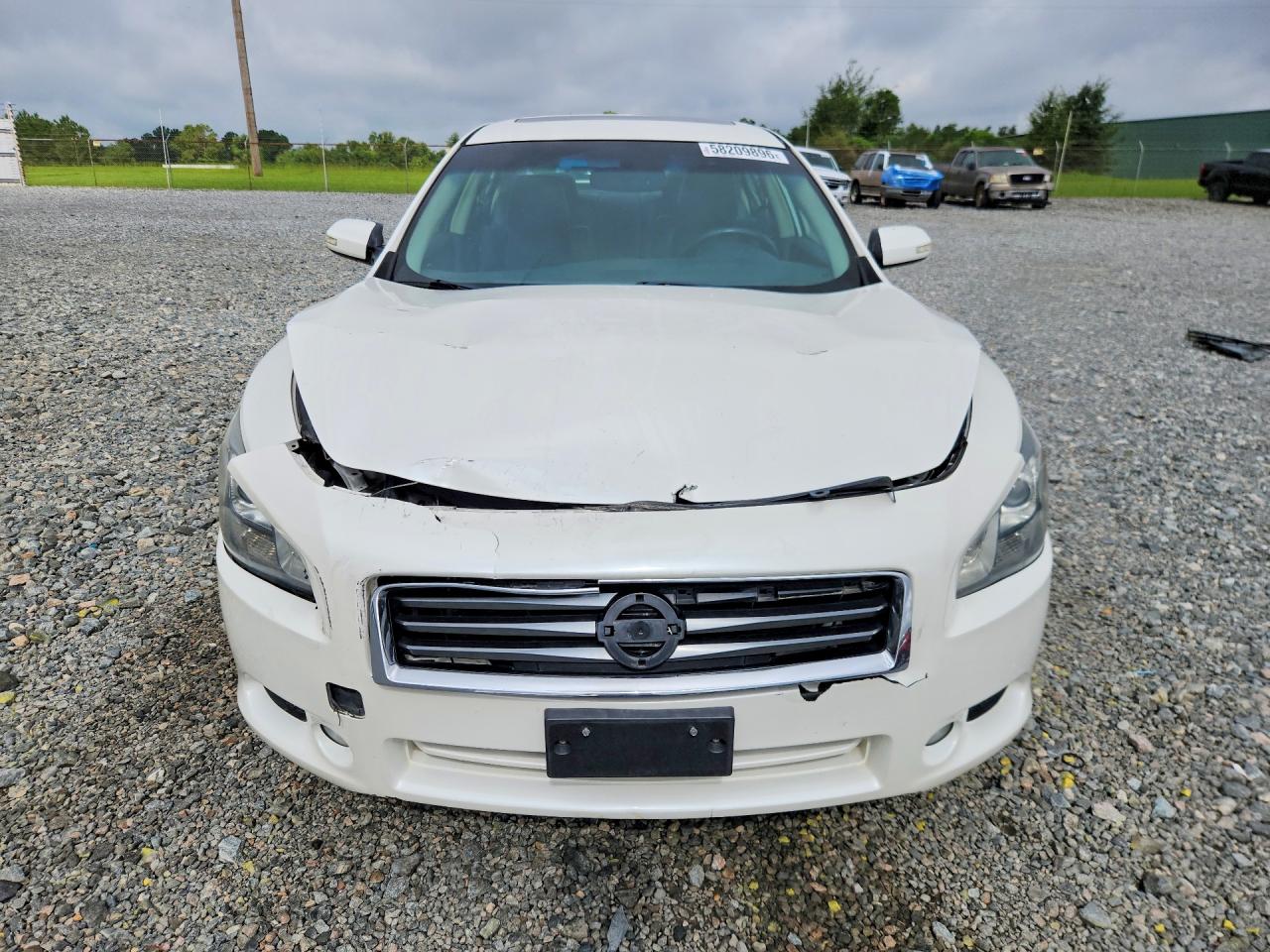 2012 Nissan Maxima 3.5 S White vin: 1N4AA5APXCC818757