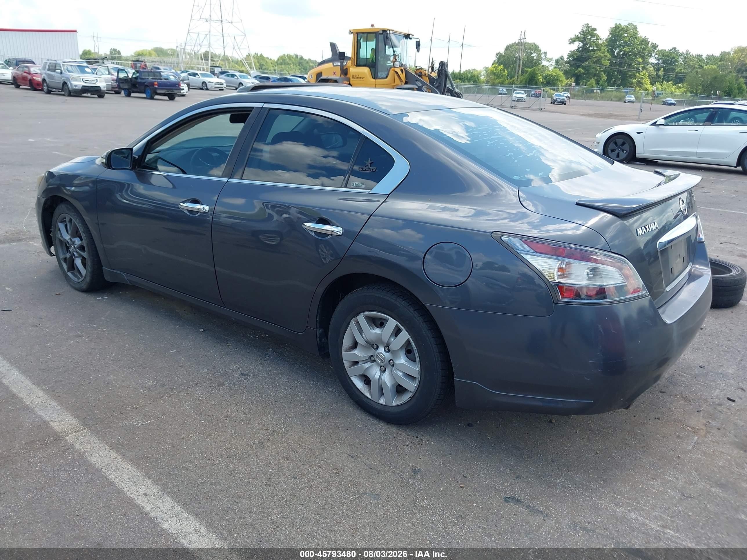 2012 Nissan Maxima 3.5 S Gray vin: 1N4AA5APXCC826566