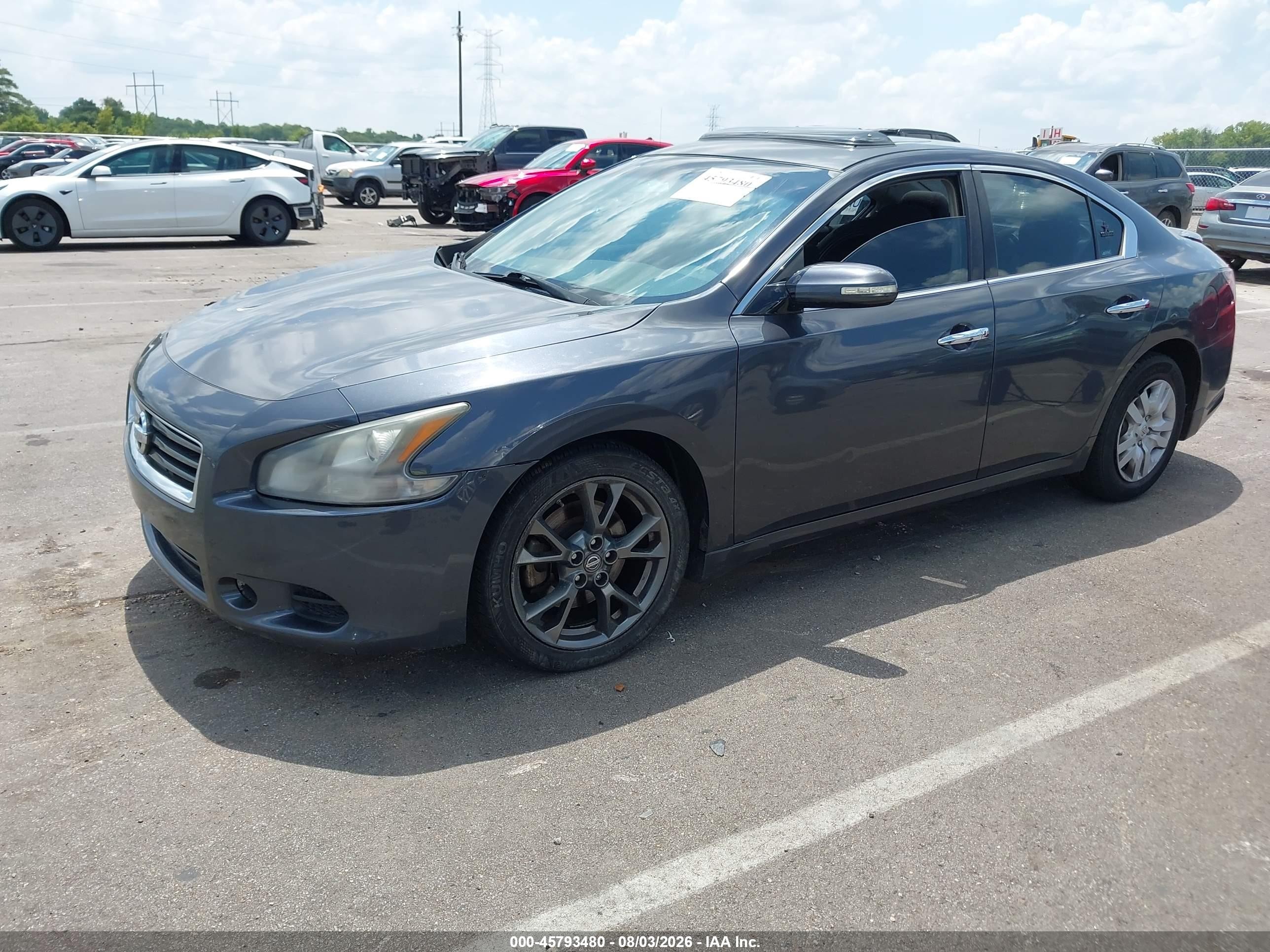 2012 Nissan Maxima 3.5 S Gray vin: 1N4AA5APXCC826566