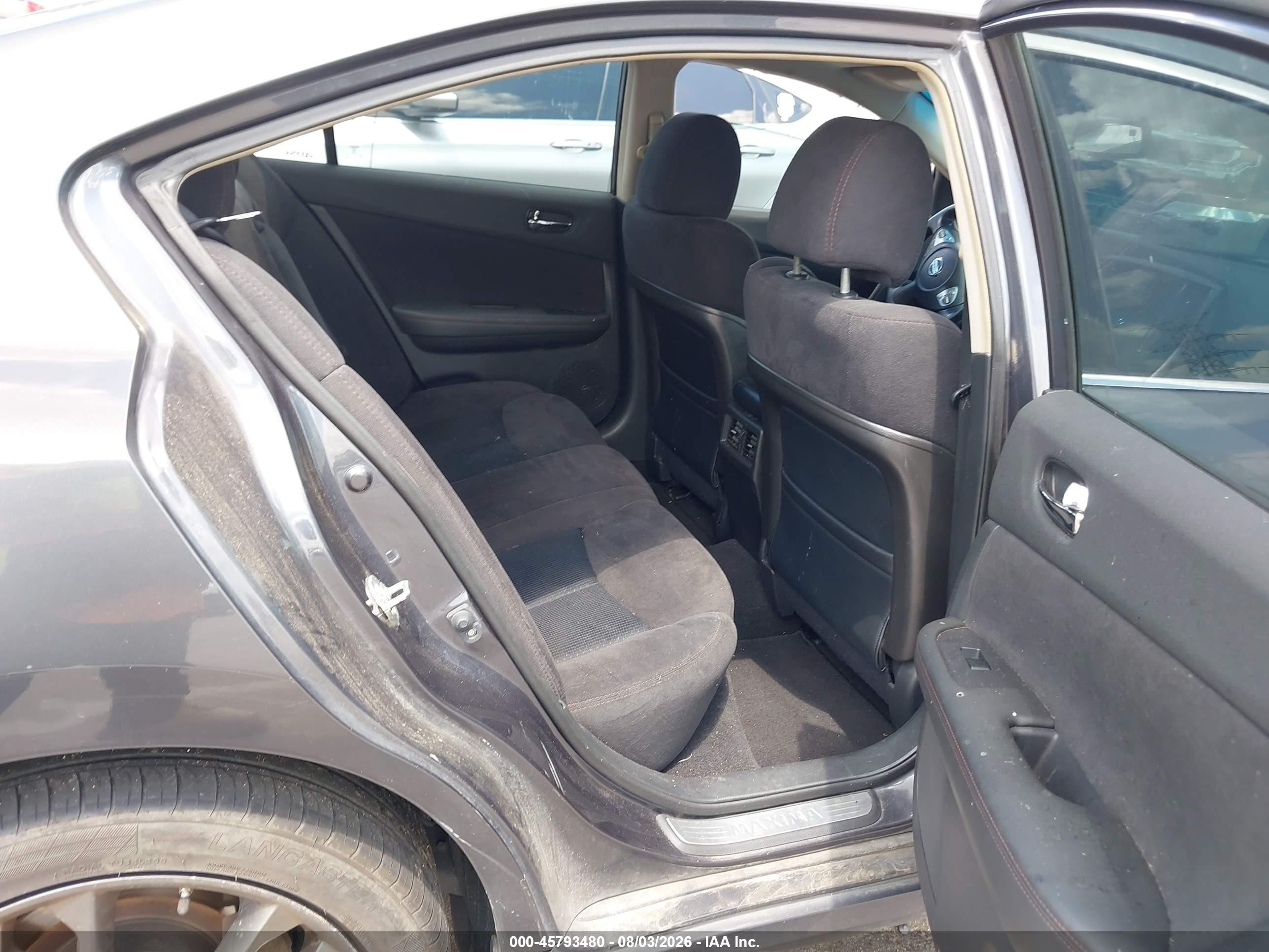 2012 Nissan Maxima 3.5 S Gray vin: 1N4AA5APXCC826566
