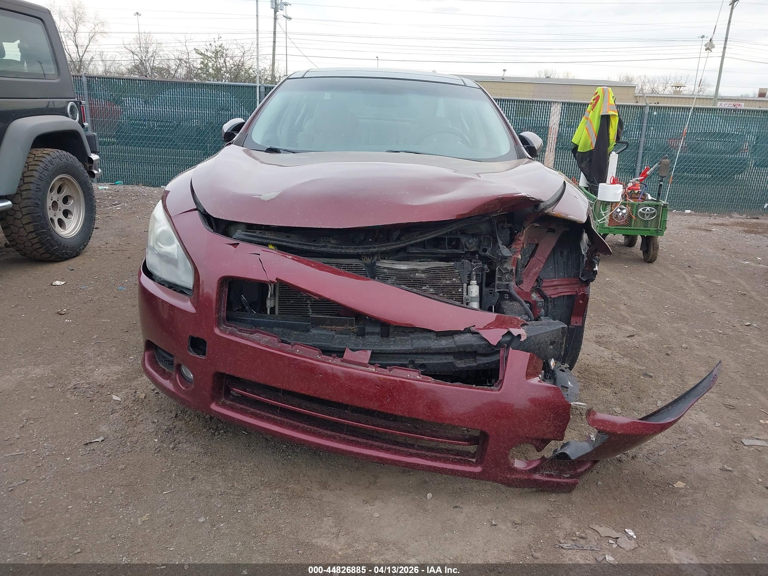 2012 Nissan Maxima 3.5 Sv Maroon vin: 1N4AA5APXCC826759