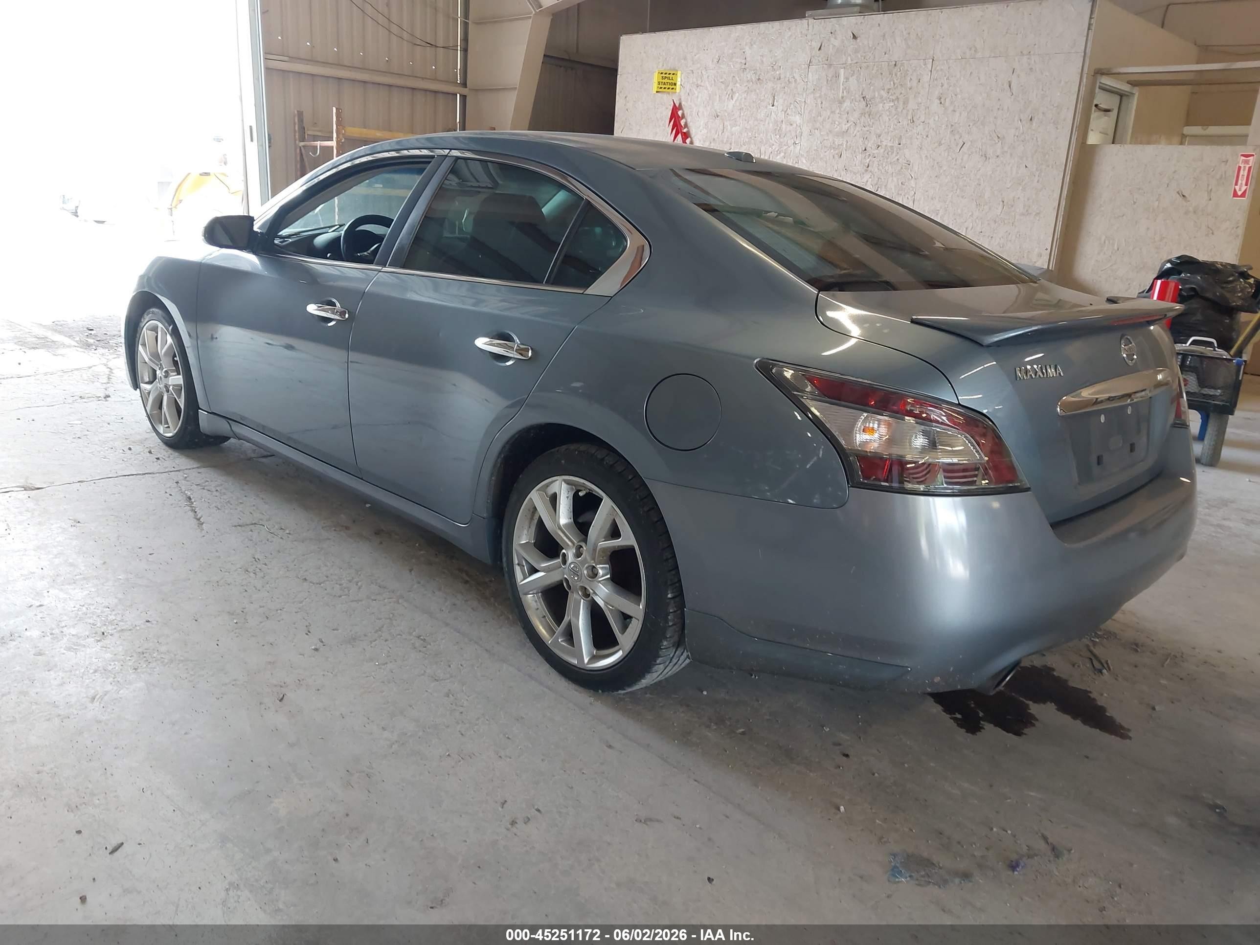2012 Nissan Maxima 3.5 Sv Gray vin: 1N4AA5APXCC839432