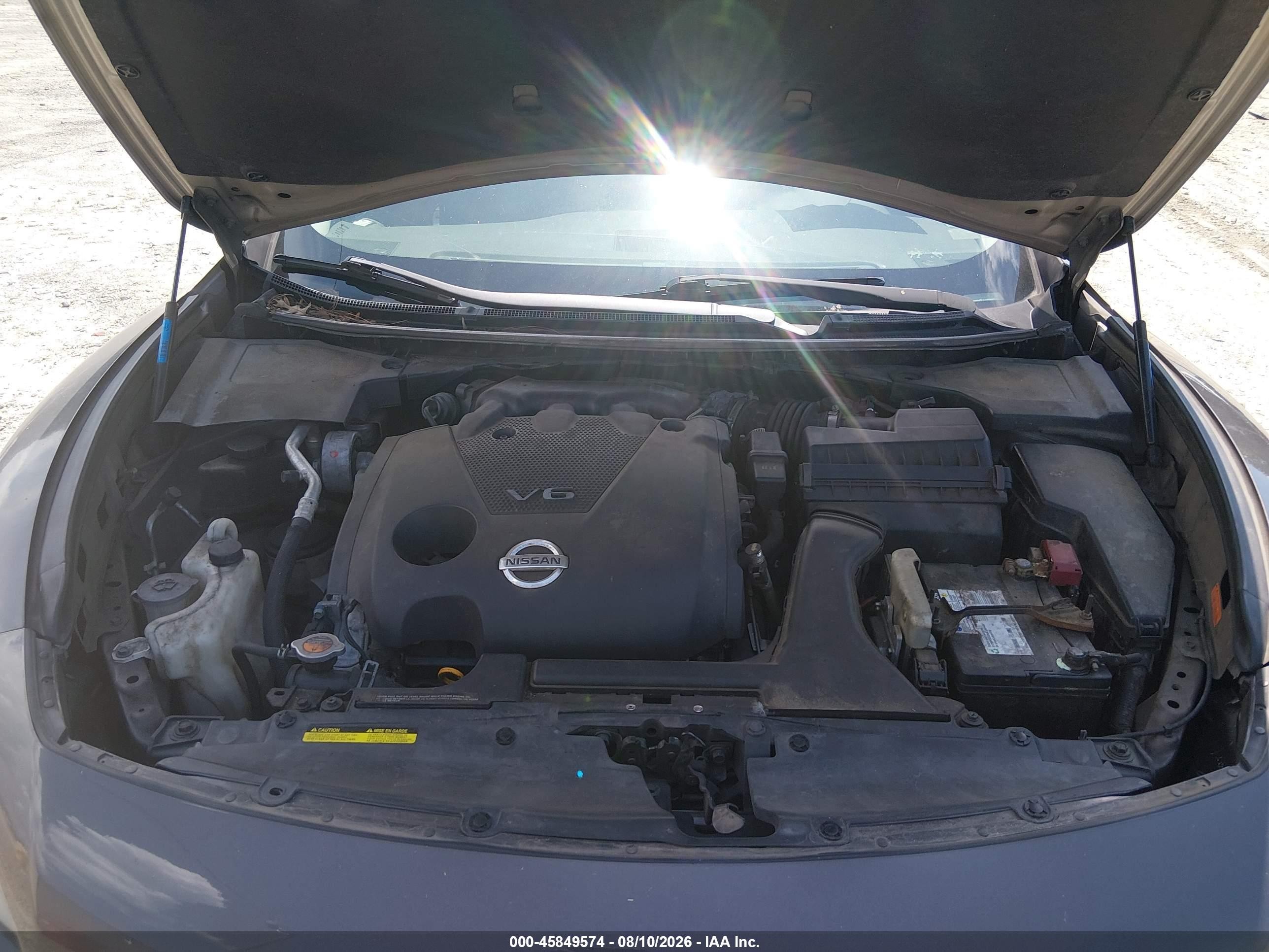 2012 Nissan Maxima 3.5 Sv Brown vin: 1N4AA5APXCC842086
