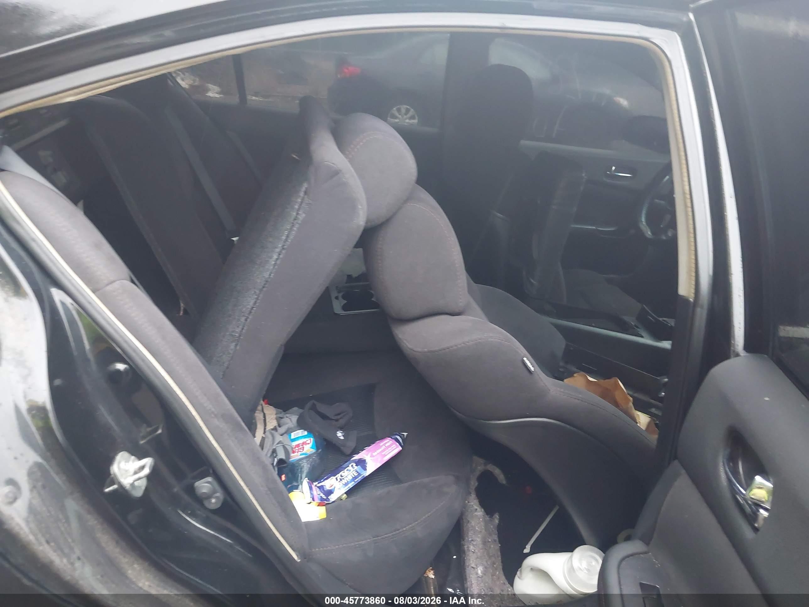 2012 Nissan Maxima 3.5 S Черный vin: 1N4AA5APXCC848969