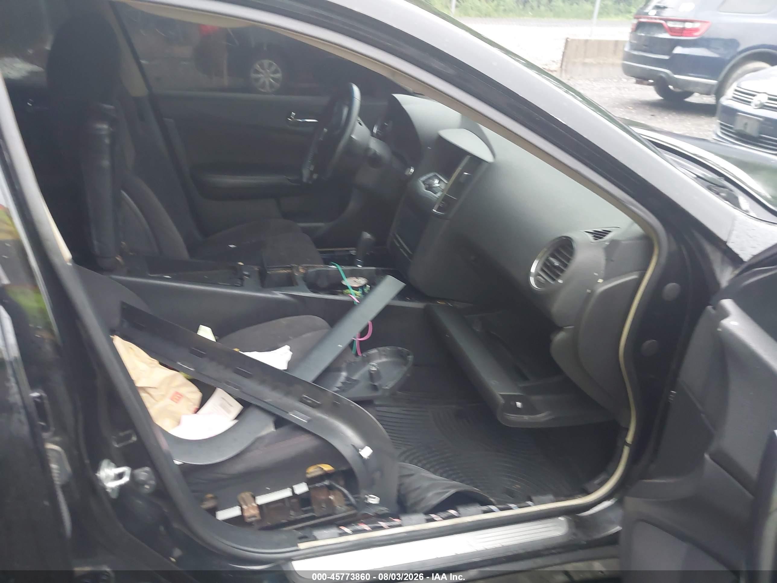 2012 Nissan Maxima 3.5 S Черный vin: 1N4AA5APXCC848969