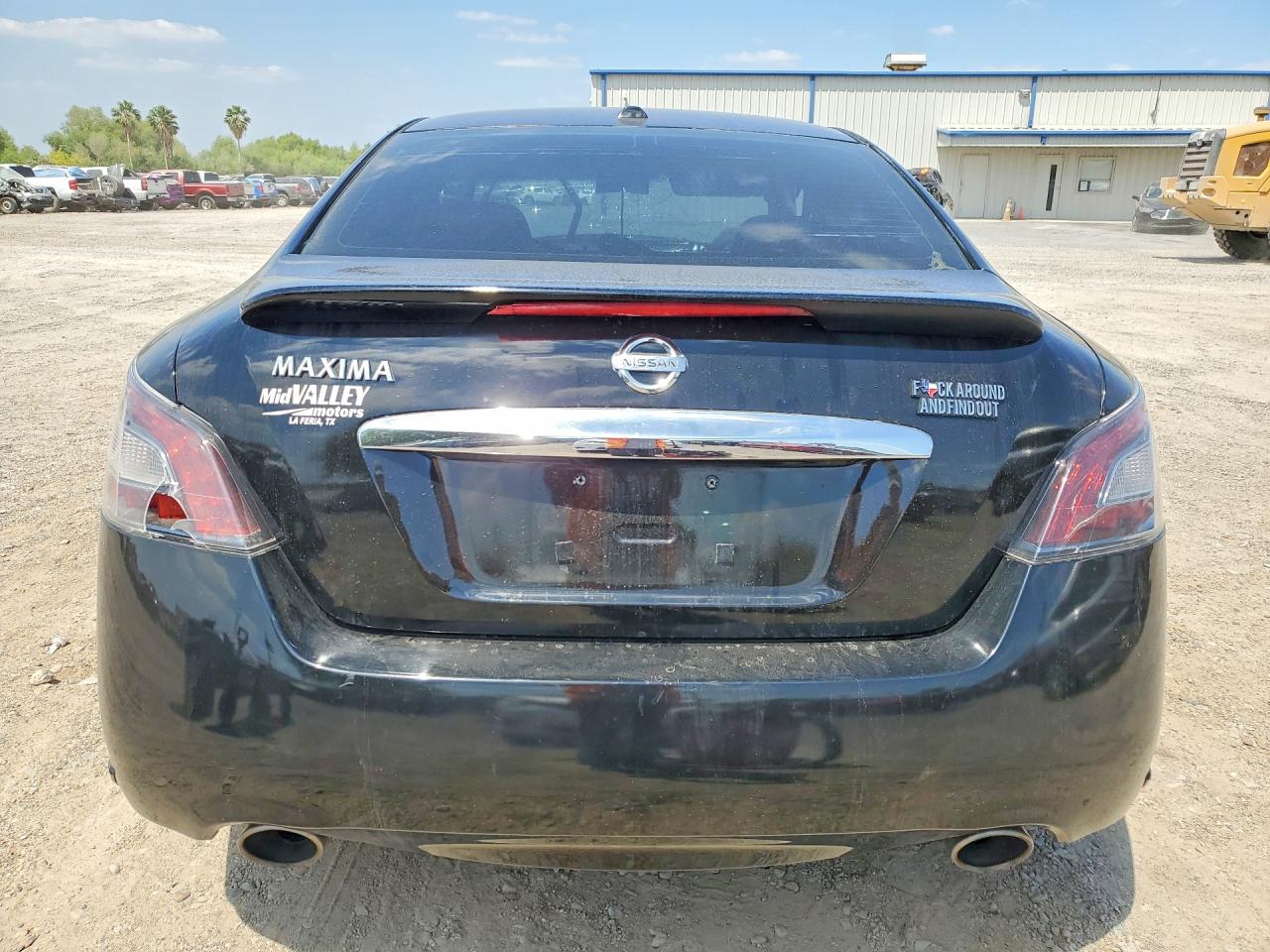 2012 Nissan Maxima 3.5 S Black vin: 1N4AA5APXCC851001