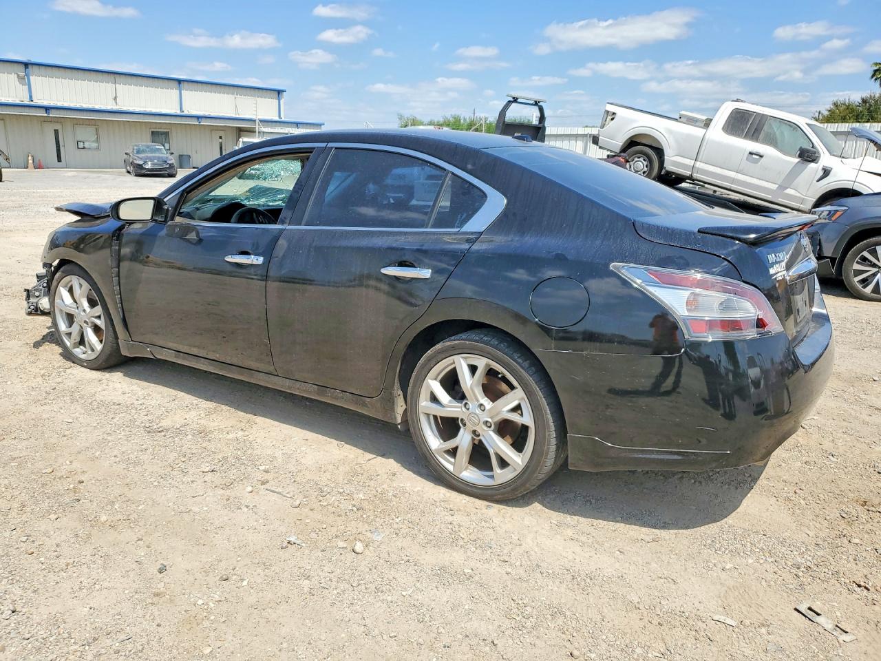 2012 Nissan Maxima 3.5 S Black vin: 1N4AA5APXCC851001