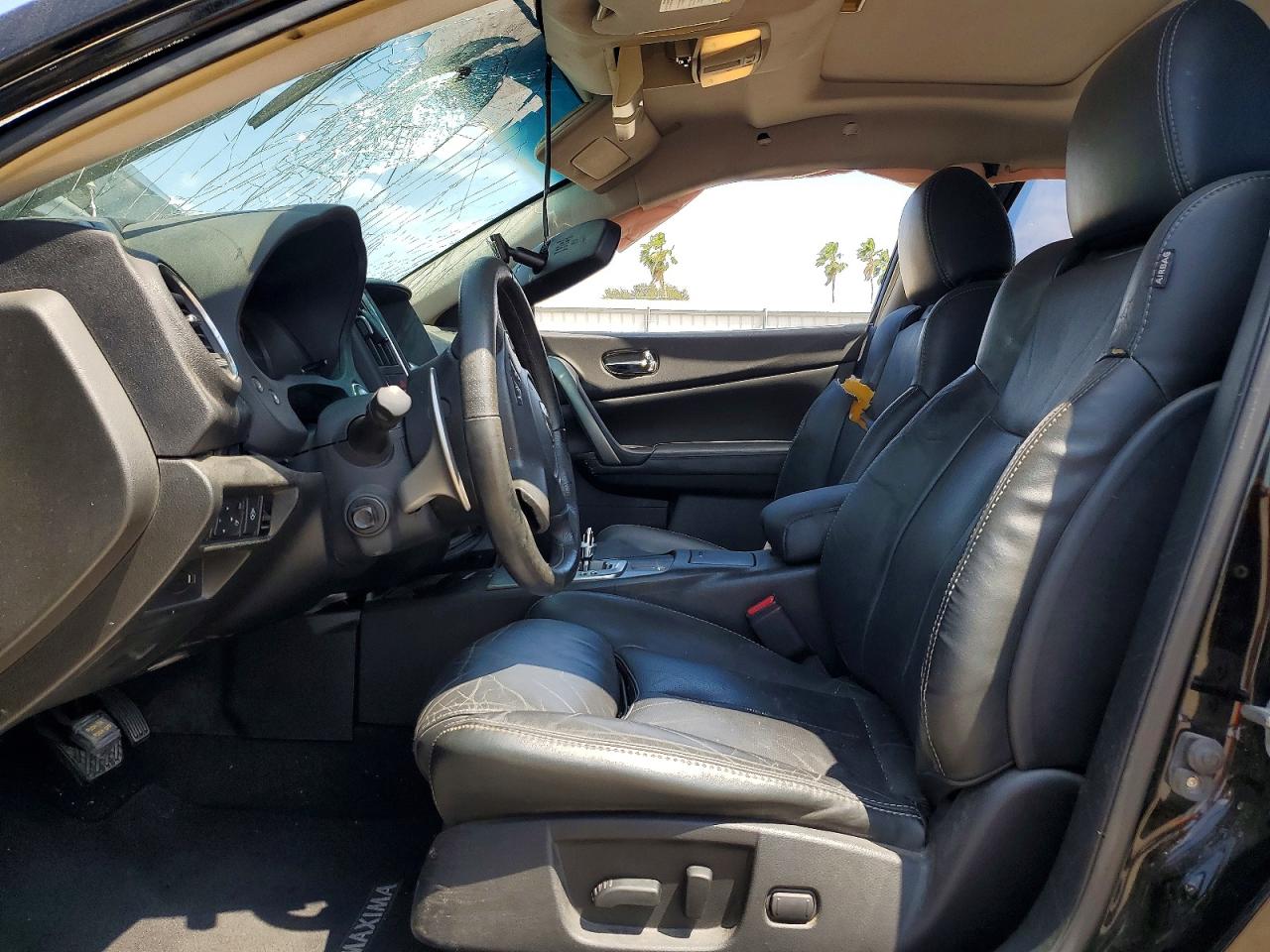 2012 Nissan Maxima 3.5 S Black vin: 1N4AA5APXCC851001