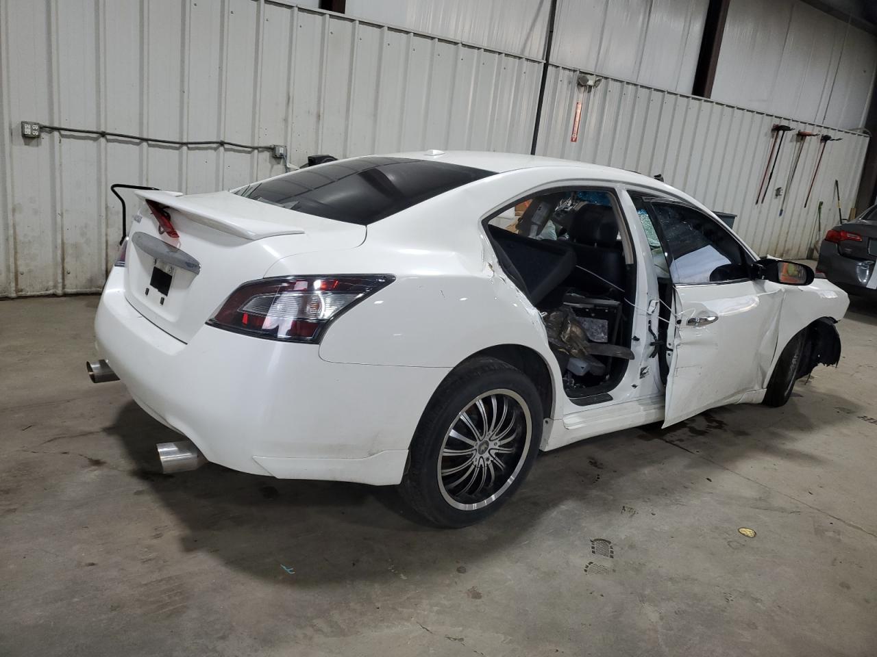 2012 Nissan Maxima S White vin: 1N4AA5APXCC852231