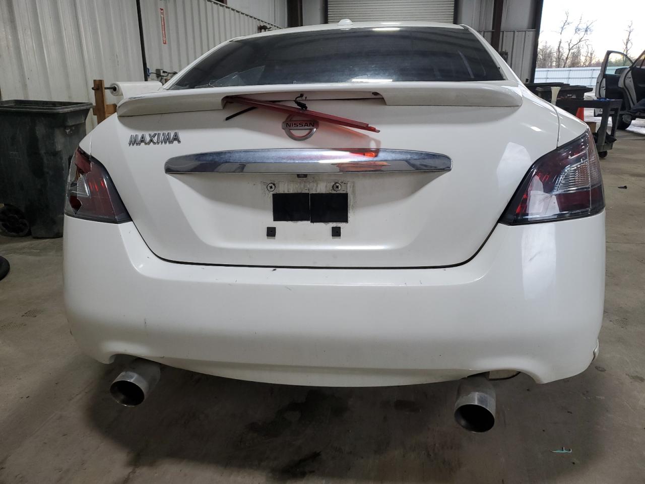 2012 Nissan Maxima S White vin: 1N4AA5APXCC852231