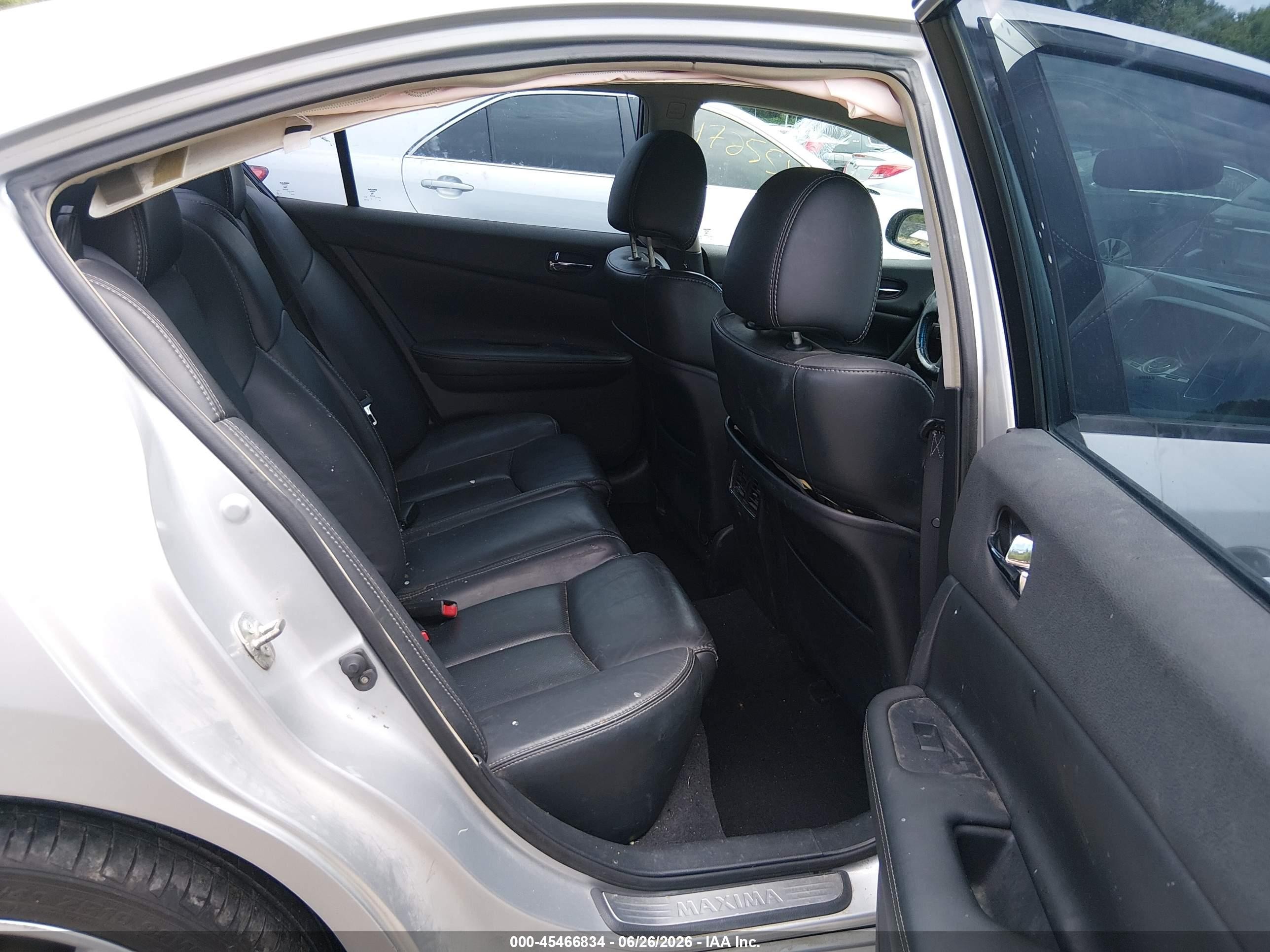 2012 Nissan Maxima 3.5 Sv Silver vin: 1N4AA5APXCC855372