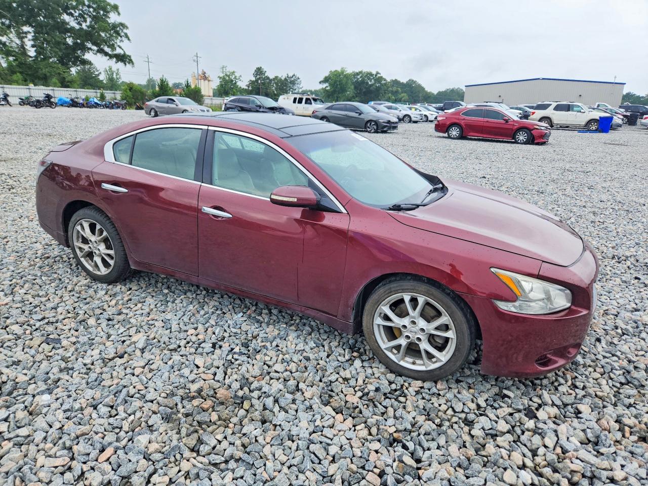 2012 Nissan Maxima 3.5 S Burgundy vin: 1N4AA5APXCC859793