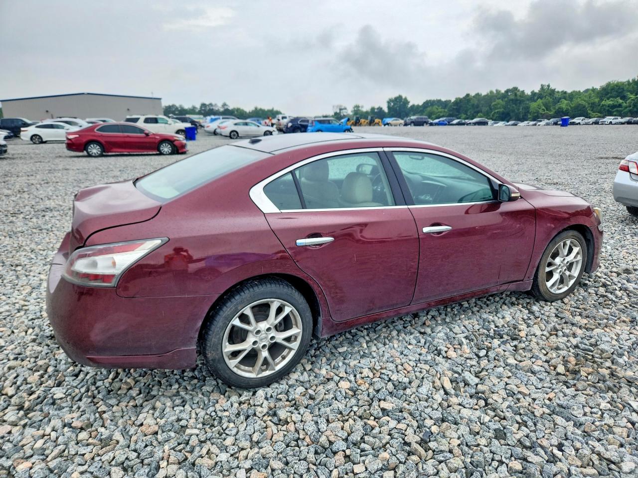 2012 Nissan Maxima 3.5 S Burgundy vin: 1N4AA5APXCC859793
