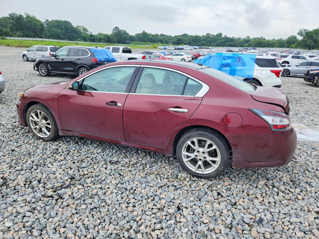 2012 Nissan Maxima 3.5 S Burgundy vin: 1N4AA5APXCC859793