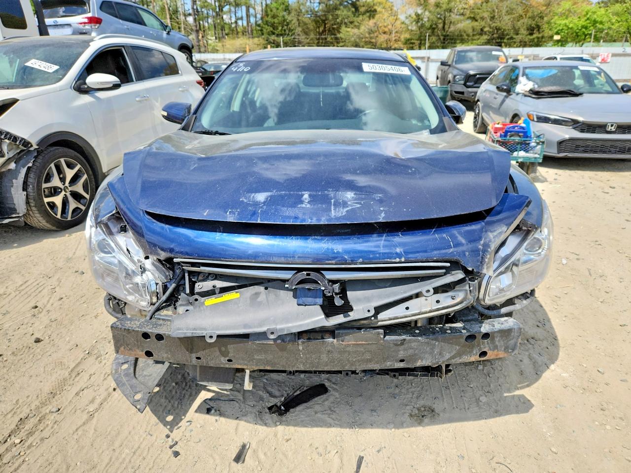 2012 Nissan Maxima 3.5 S Blue vin: 1N4AA5APXCC861852