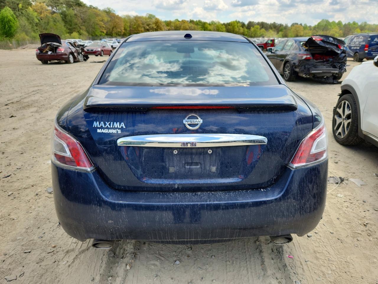 2012 Nissan Maxima 3.5 S Blue vin: 1N4AA5APXCC861852