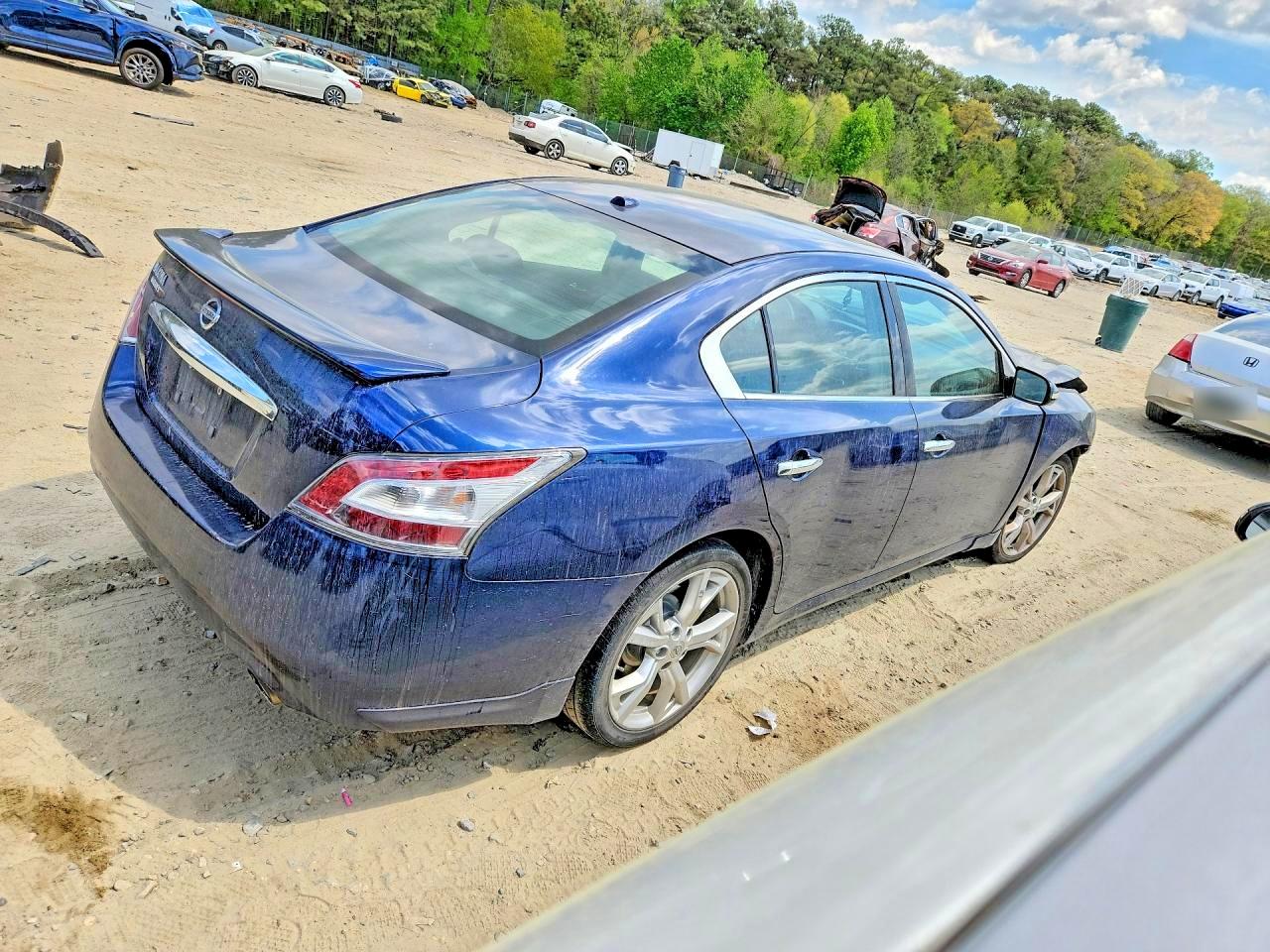 2012 Nissan Maxima 3.5 S Blue vin: 1N4AA5APXCC861852