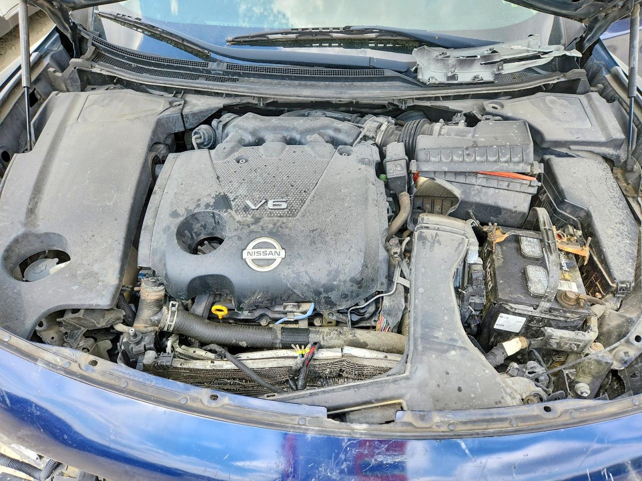 2012 Nissan Maxima 3.5 S Blue vin: 1N4AA5APXCC861852