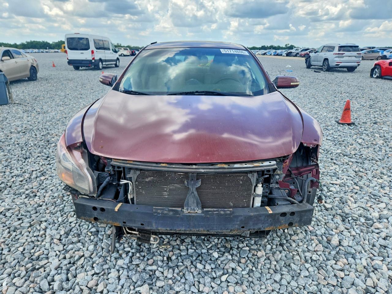 2013 Nissan Maxima 3.5 Sv Burgundy vin: 1N4AA5APXDC803287