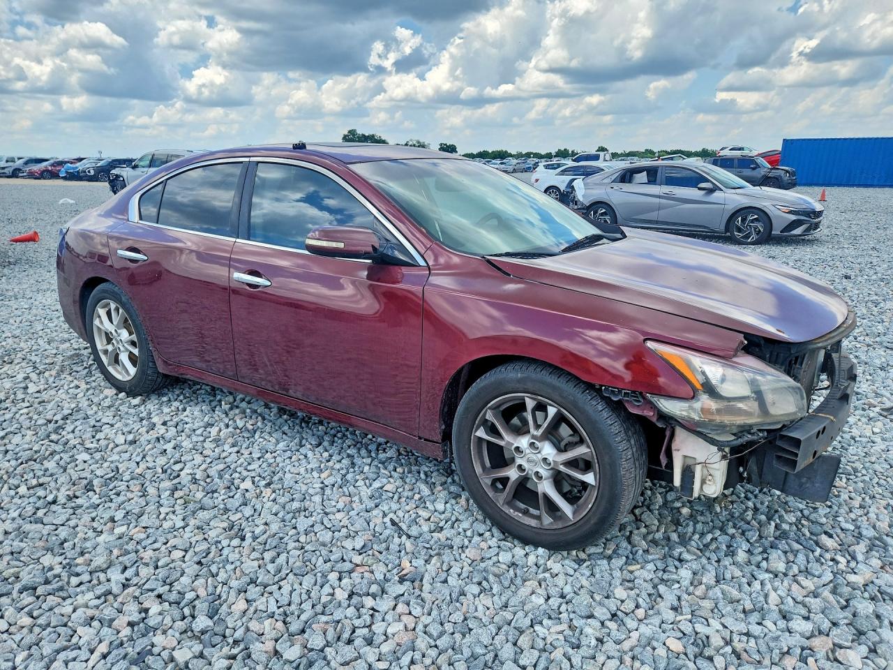 2013 Nissan Maxima 3.5 Sv Burgundy vin: 1N4AA5APXDC803287