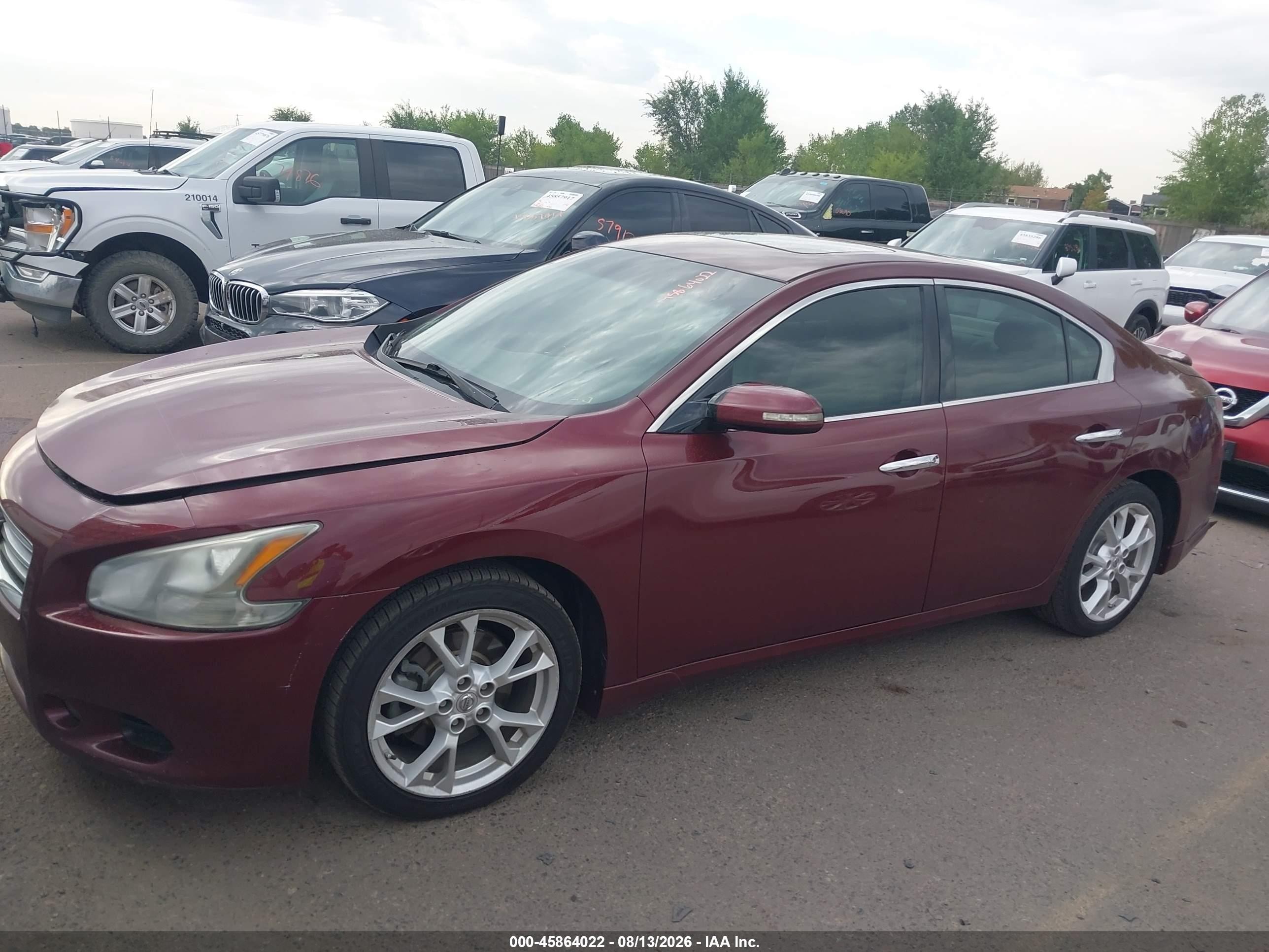 2013 Nissan Maxima 3.5 Sv Champagne vin: 1N4AA5APXDC803290