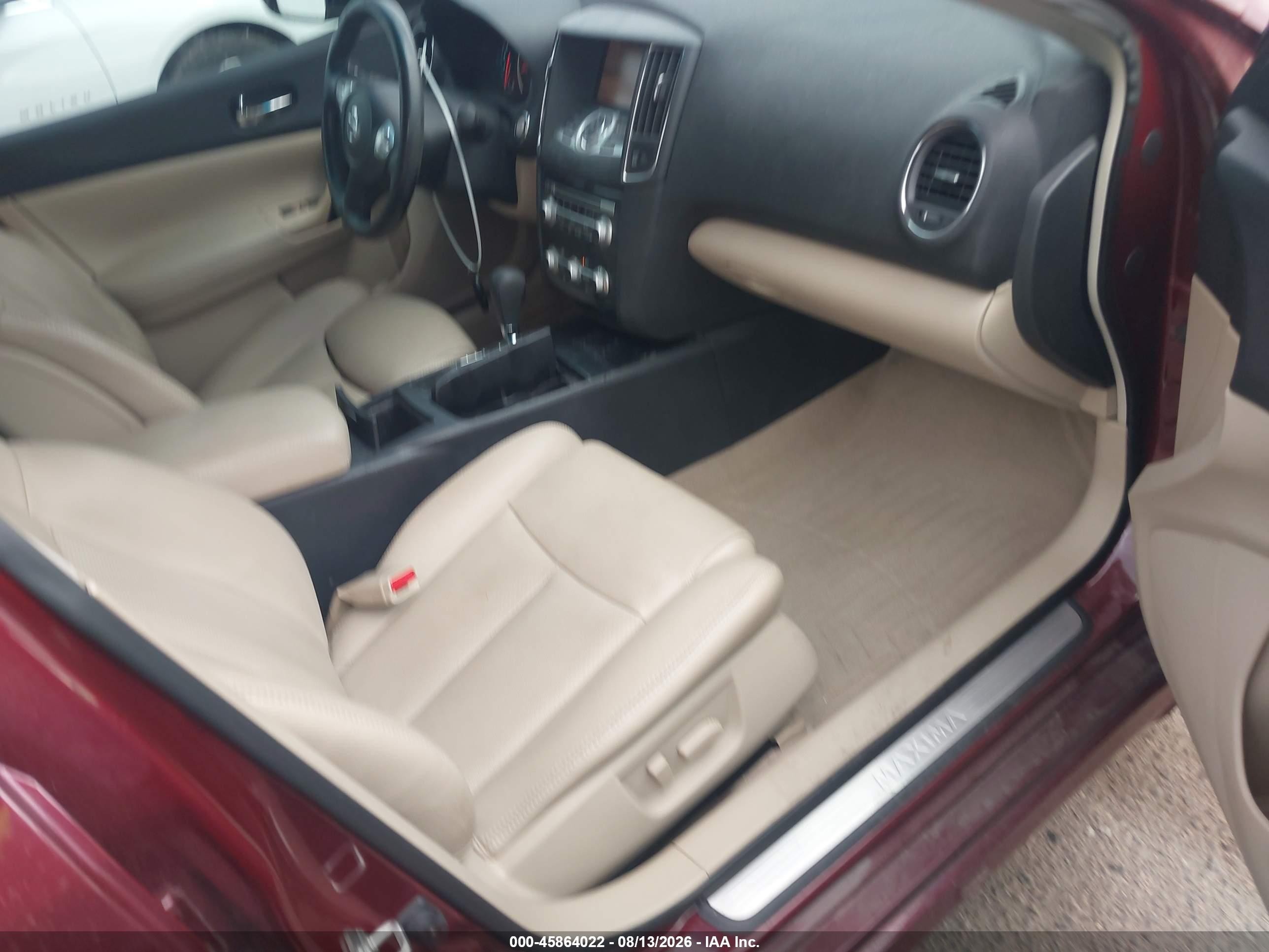 2013 Nissan Maxima 3.5 Sv Champagne vin: 1N4AA5APXDC803290
